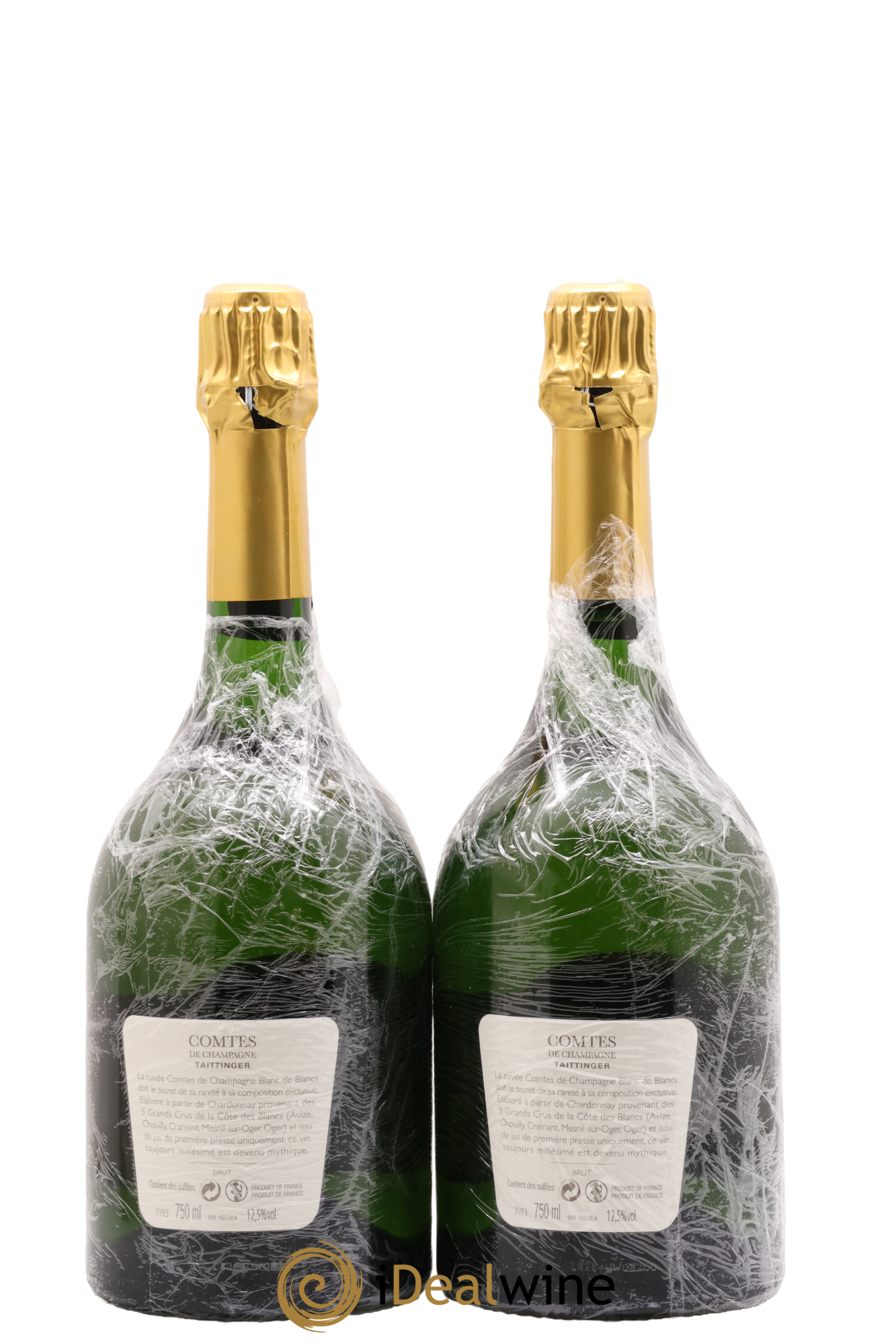 Comtes de Champagne Taittinger 2007 - Lot de 2 bouteilles - 1