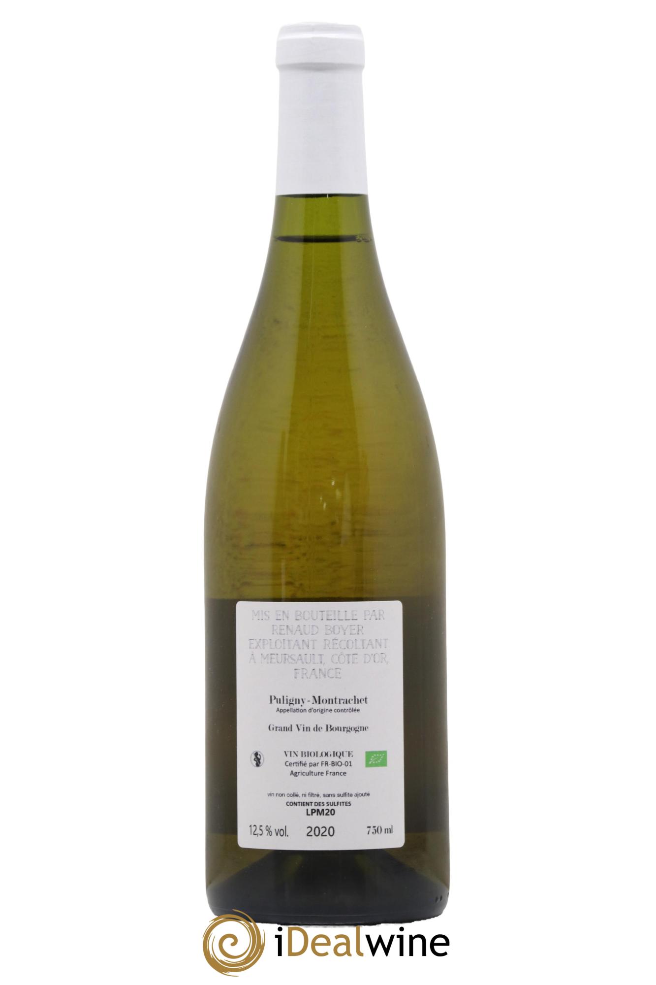 Puligny-Montrachet Les Reuchaux Renaud Boyer 2020 - Posten von 1 Flasche - 1