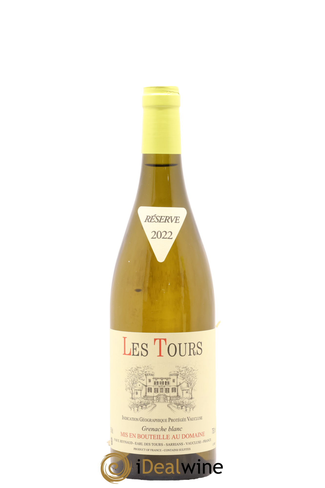 Vaucluse (Vin de Pays de Vaucluse) Les Tours Grenache Blanc Emmanuel Reynaud 2022 - Lotto di 1 bottiglia - 0