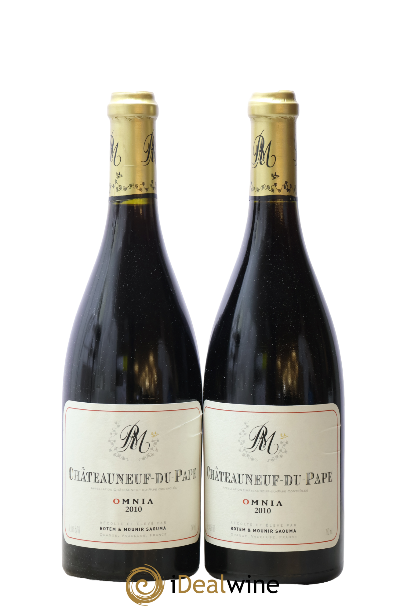 Châteauneuf-du-Pape Omnia Rotem et Mounir Saouma 2010 - Lot de 2 bouteilles - 0