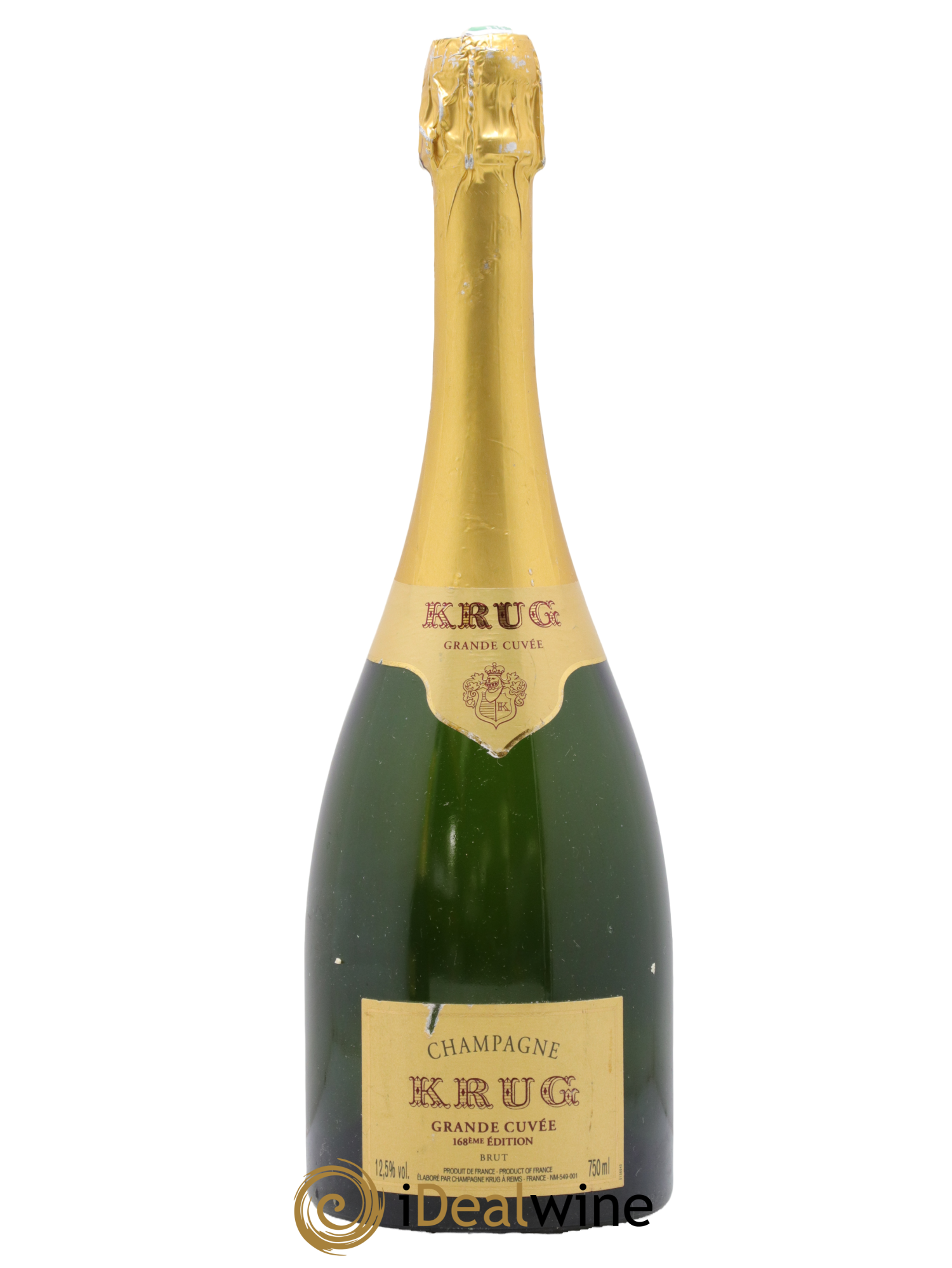 Grande Cuvée - 168ème édition Krug - Lot of 1 bottle - 0
