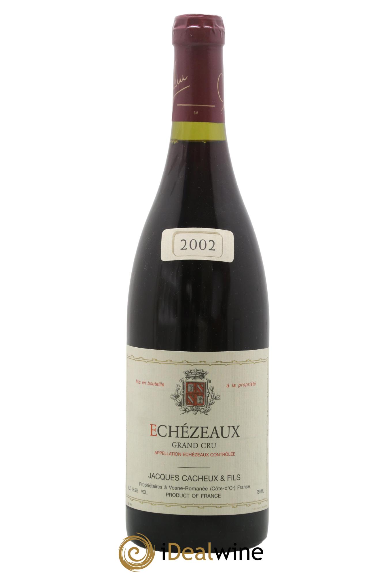 Echezeaux Grand Cru Jacques Cacheux & Fils 2002 - Lot de 1 bouteille - 0
