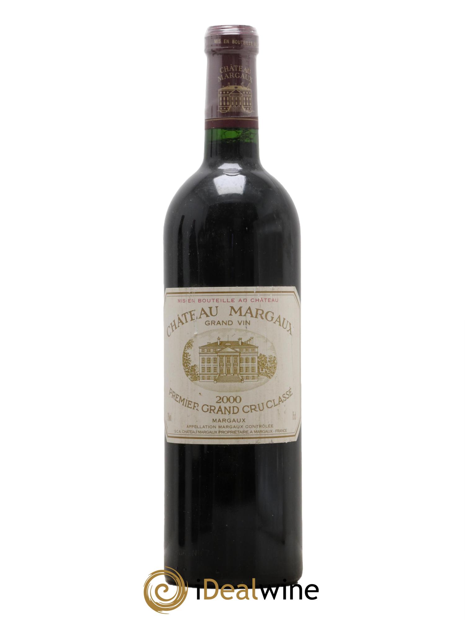 Château Margaux 1er Grand Cru Classé 2000 - Lot de 1 bouteille - 0