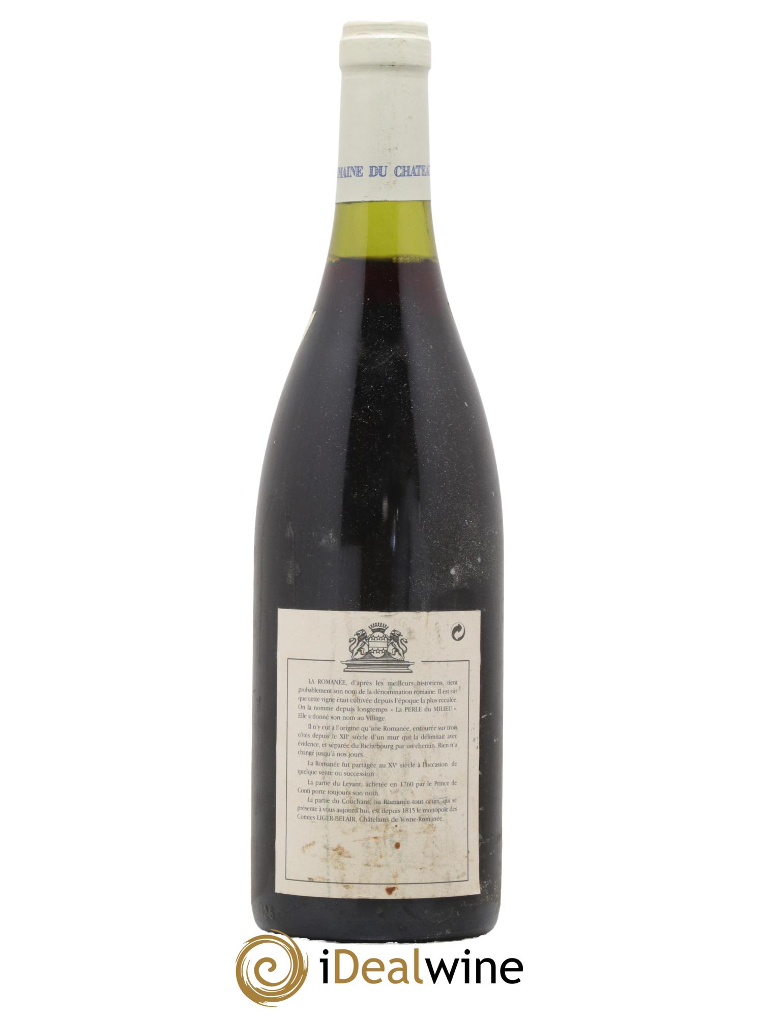 La Romanée Grand Cru Comte Liger-Belair (Domaine du) 1986 - Lot de 1 bouteille - 1