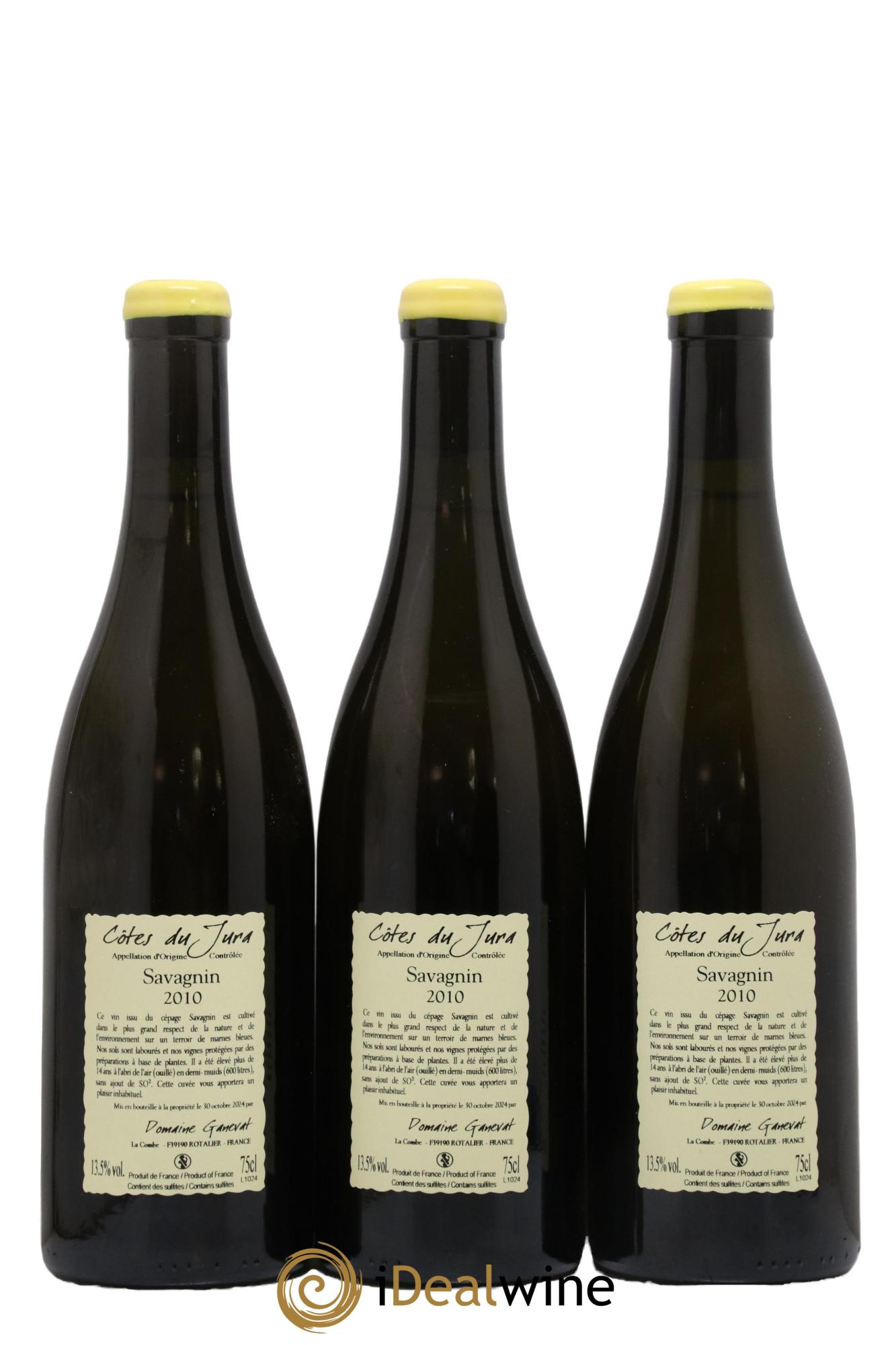 Côtes du Jura Les Vignes de mon Père Jean-François Ganevat (Domaine) 2010 - Lot de 3 bouteilles - 1