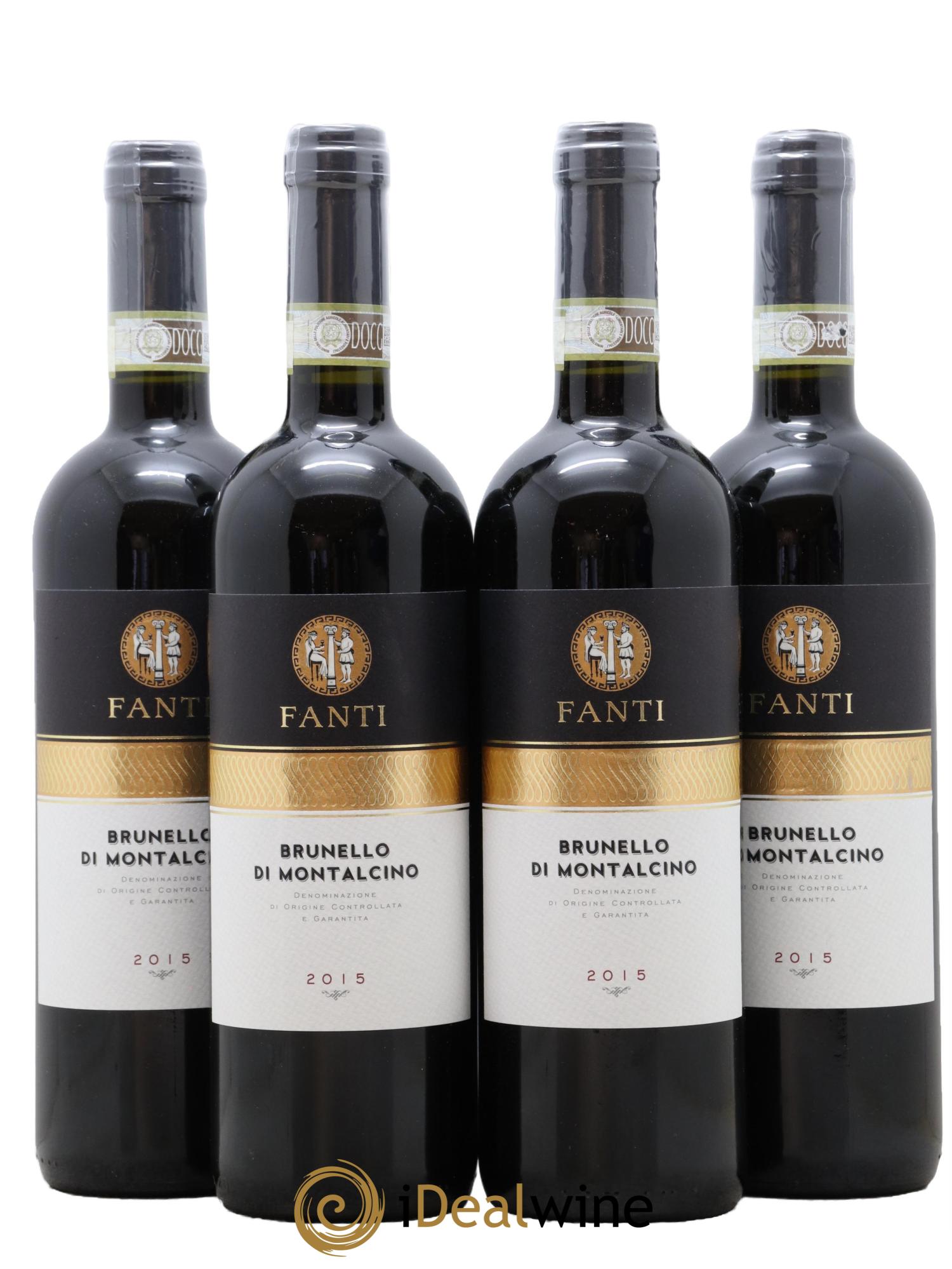 Brunello di Montalcino Tenuta Fanti 2015 - Lot de 4 bouteilles - 0