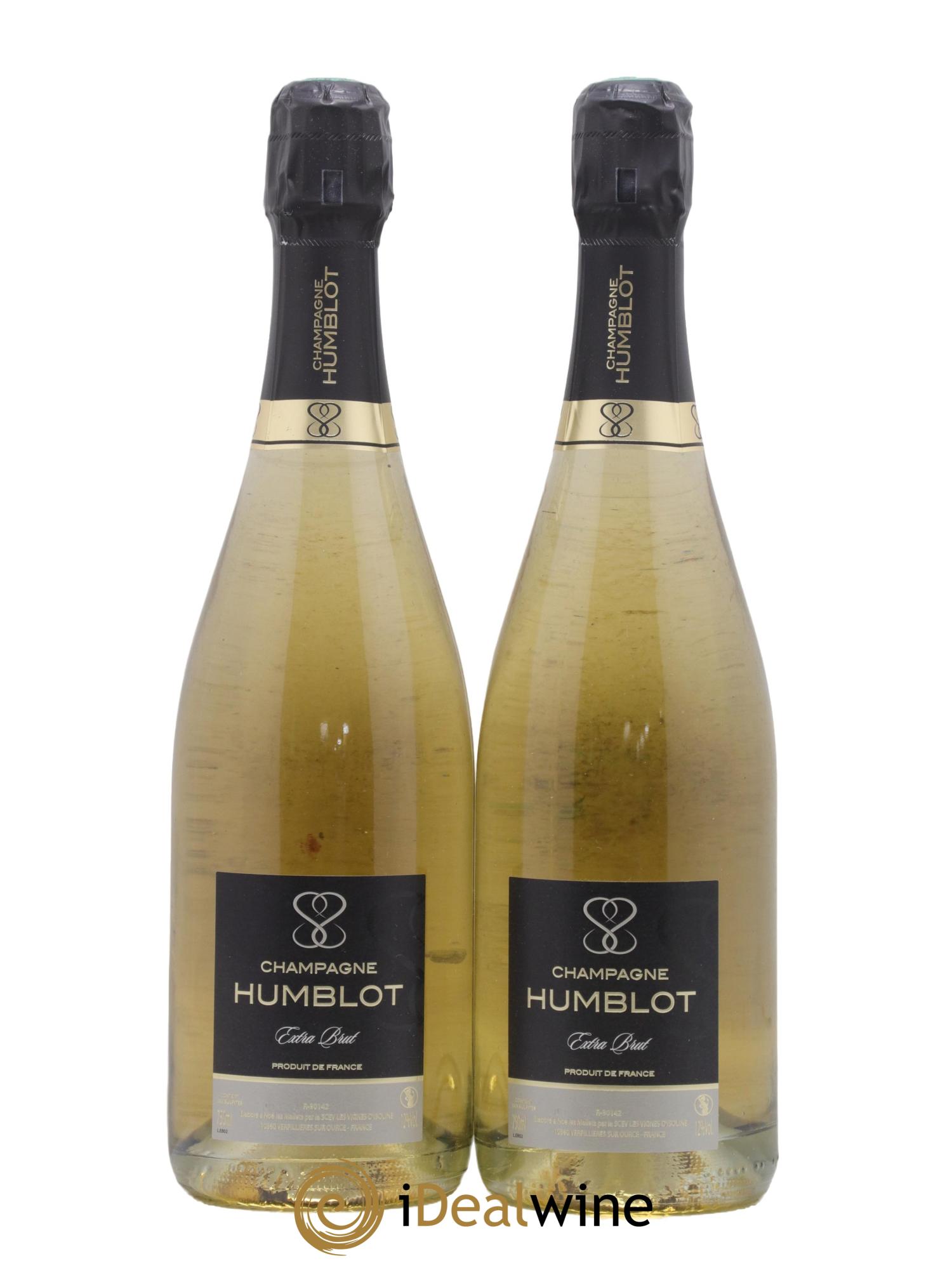 Champagne Extra Brut Humblot - Lot de 2 bouteilles - 0