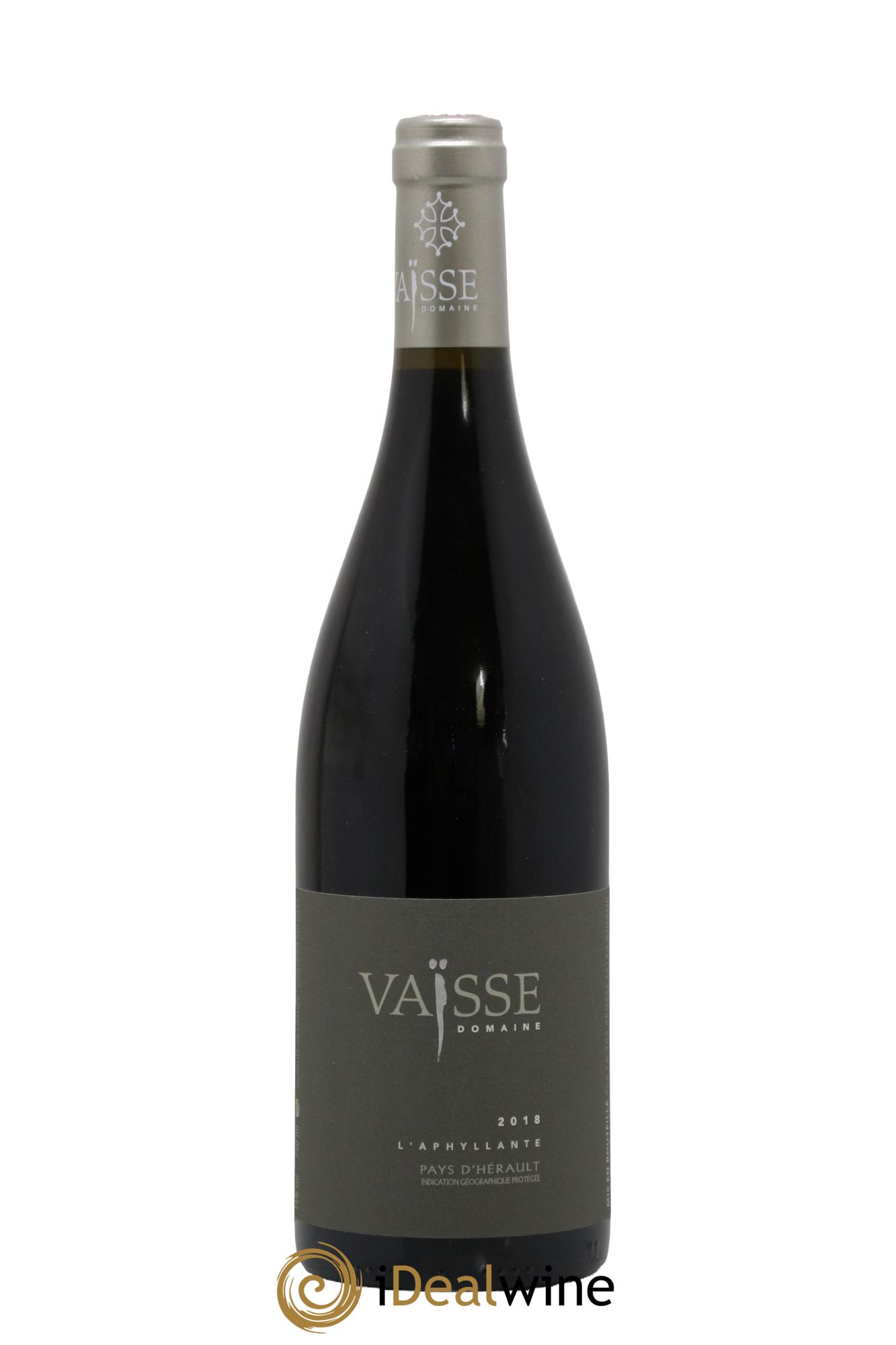 Pays d'Hérault L'Aphyllante Vaisse (Domaine) 2018 - Lot de 1 bouteille - 0