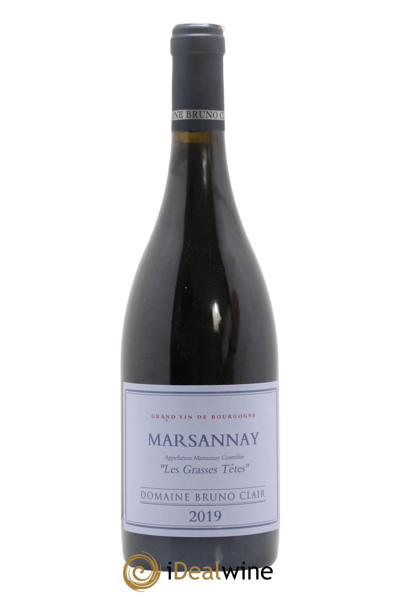 Marsannay Les Grasses Tetes Bruno Clair (Domaine) 2019 - Lotto di 1 bottiglia - 0