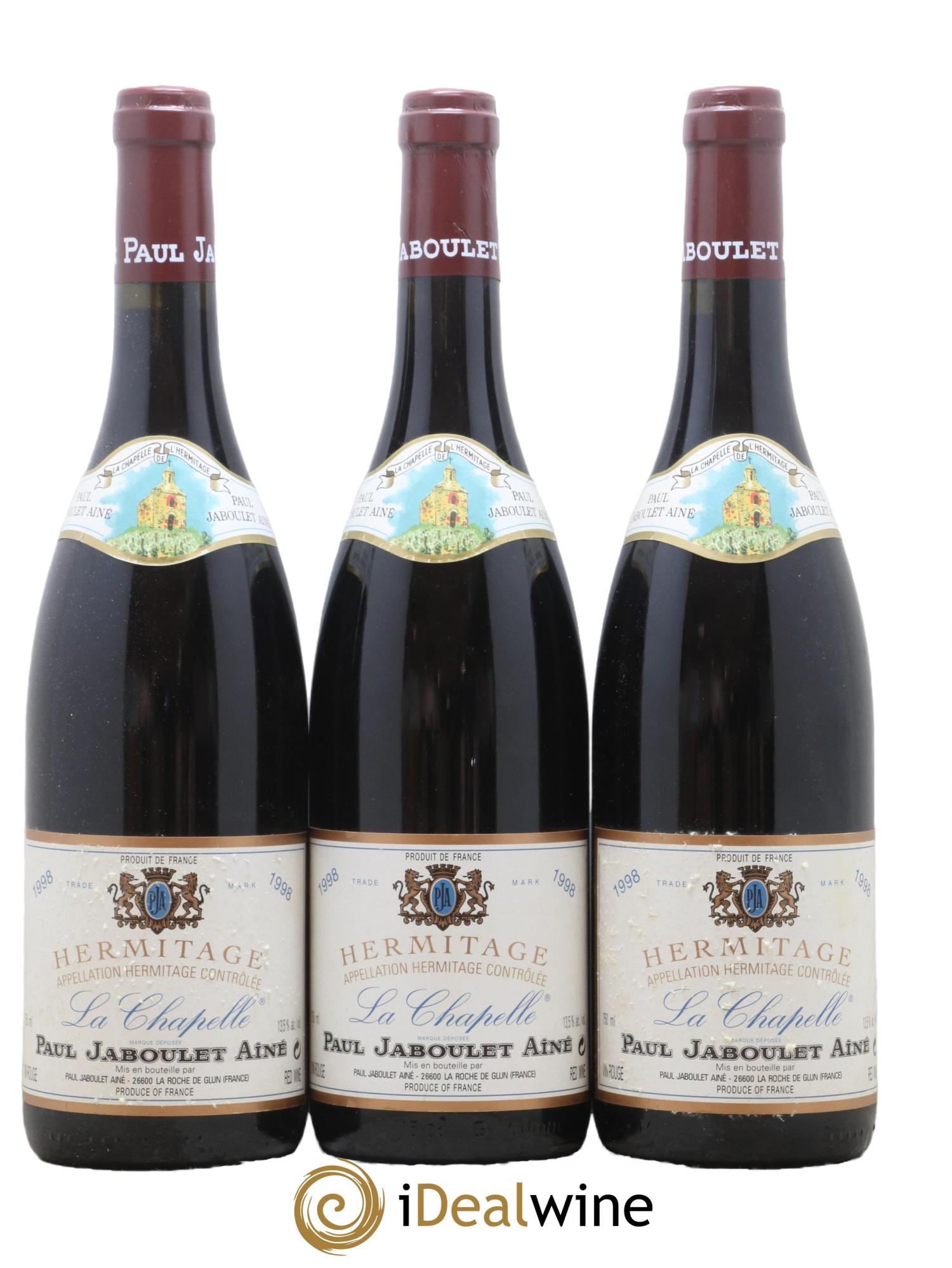 Hermitage La Chapelle Paul Jaboulet Ainé  1998 - Posten von 12 Flaschen - 4