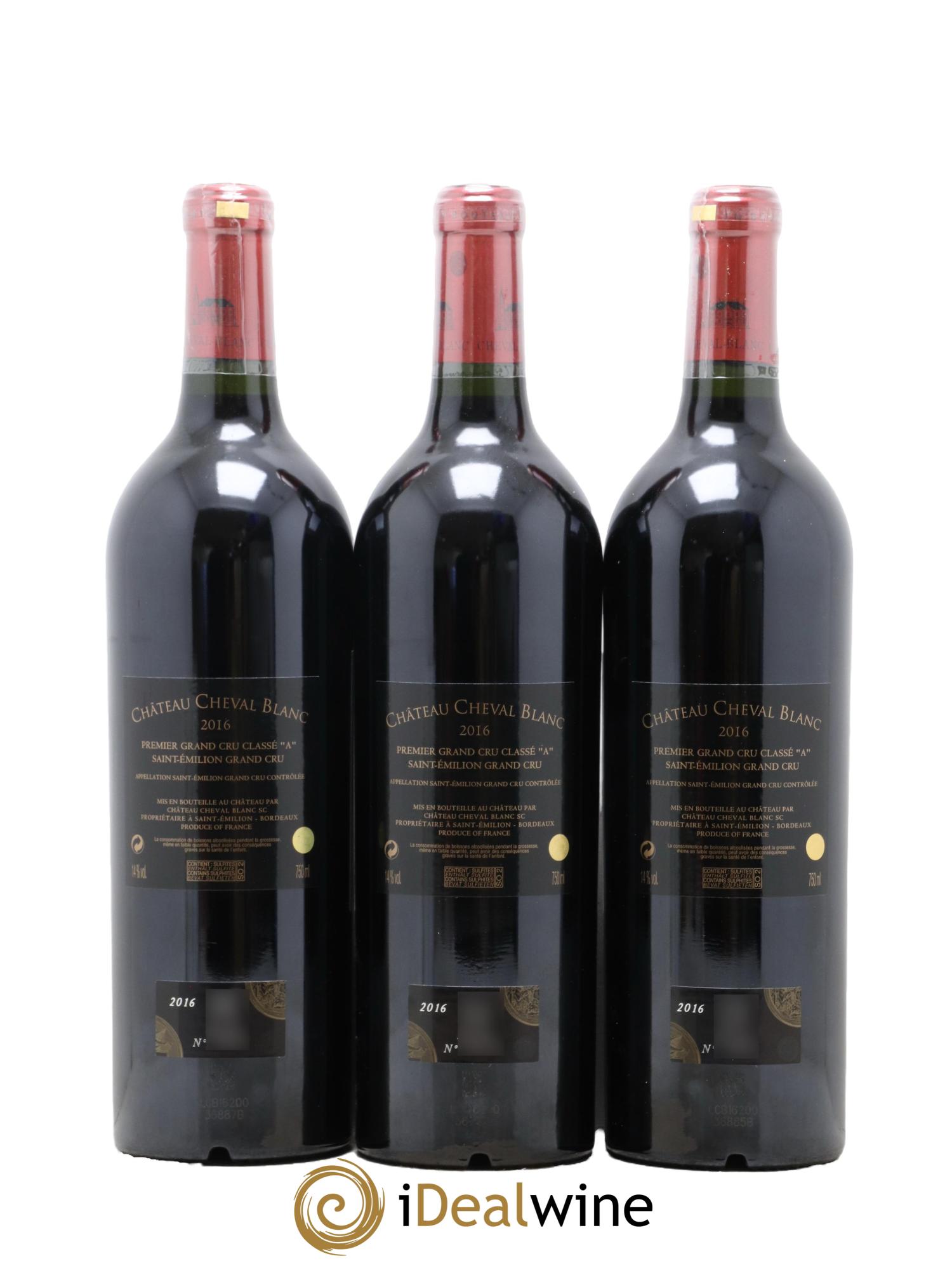 Château Cheval Blanc 1er Grand Cru Classé A 2016 - Lot de 6 bouteilles - 4