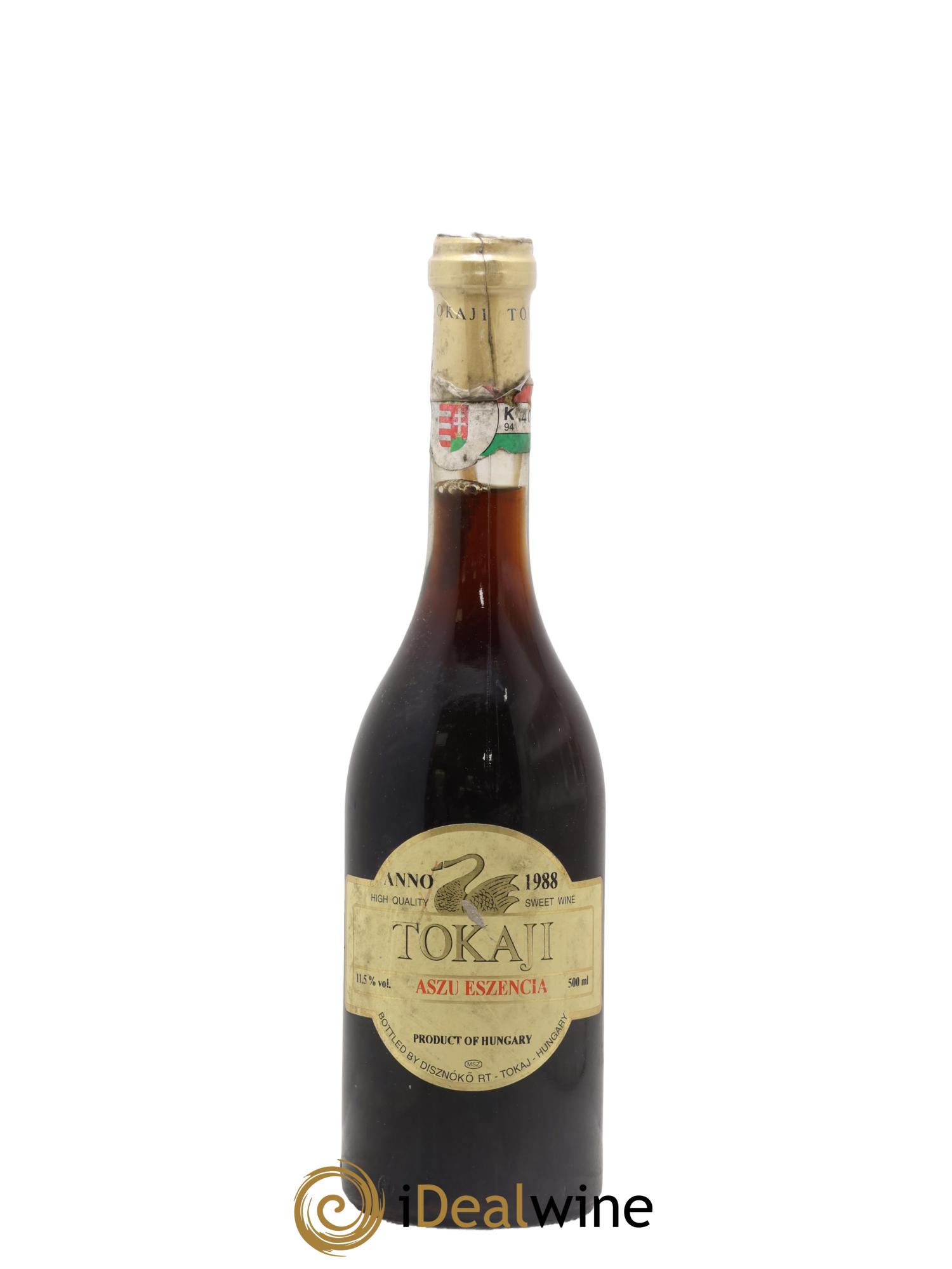 Tokaji Aszu Eszencia Disznoko (Domaine) 1988 - Lotto di 1 formato 50cl - 0