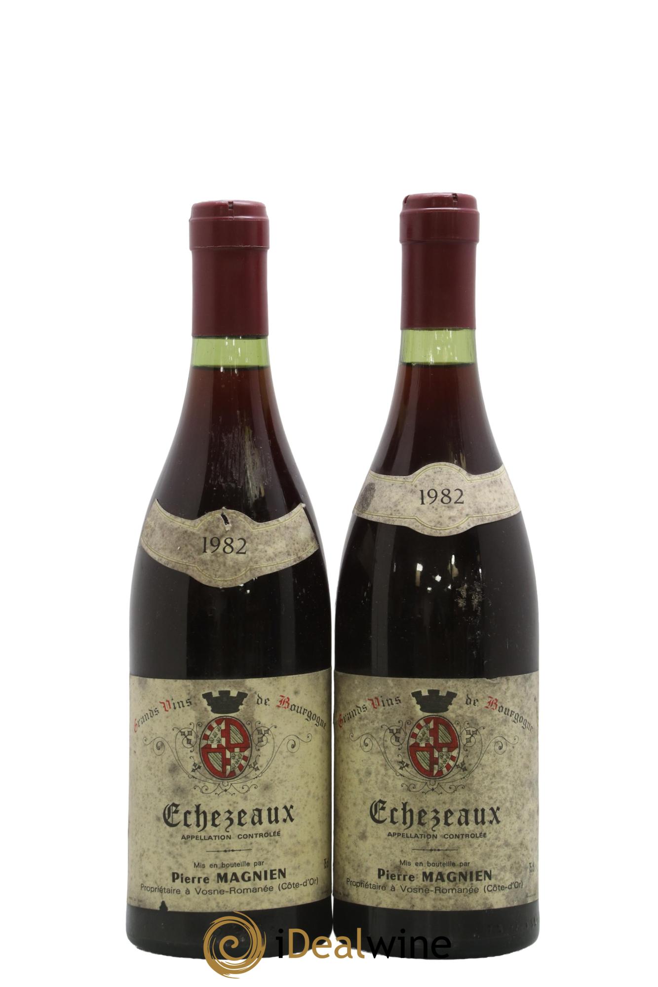 Echezeaux Grand Cru Pierre Magnien 1982 - Lot de 2 bouteilles - 0