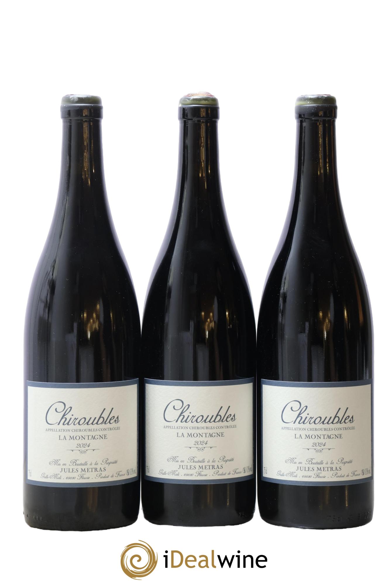 Chiroubles La Montagne Jules Métras (Domaine) 2024 - Lot de 3 bouteilles - 0