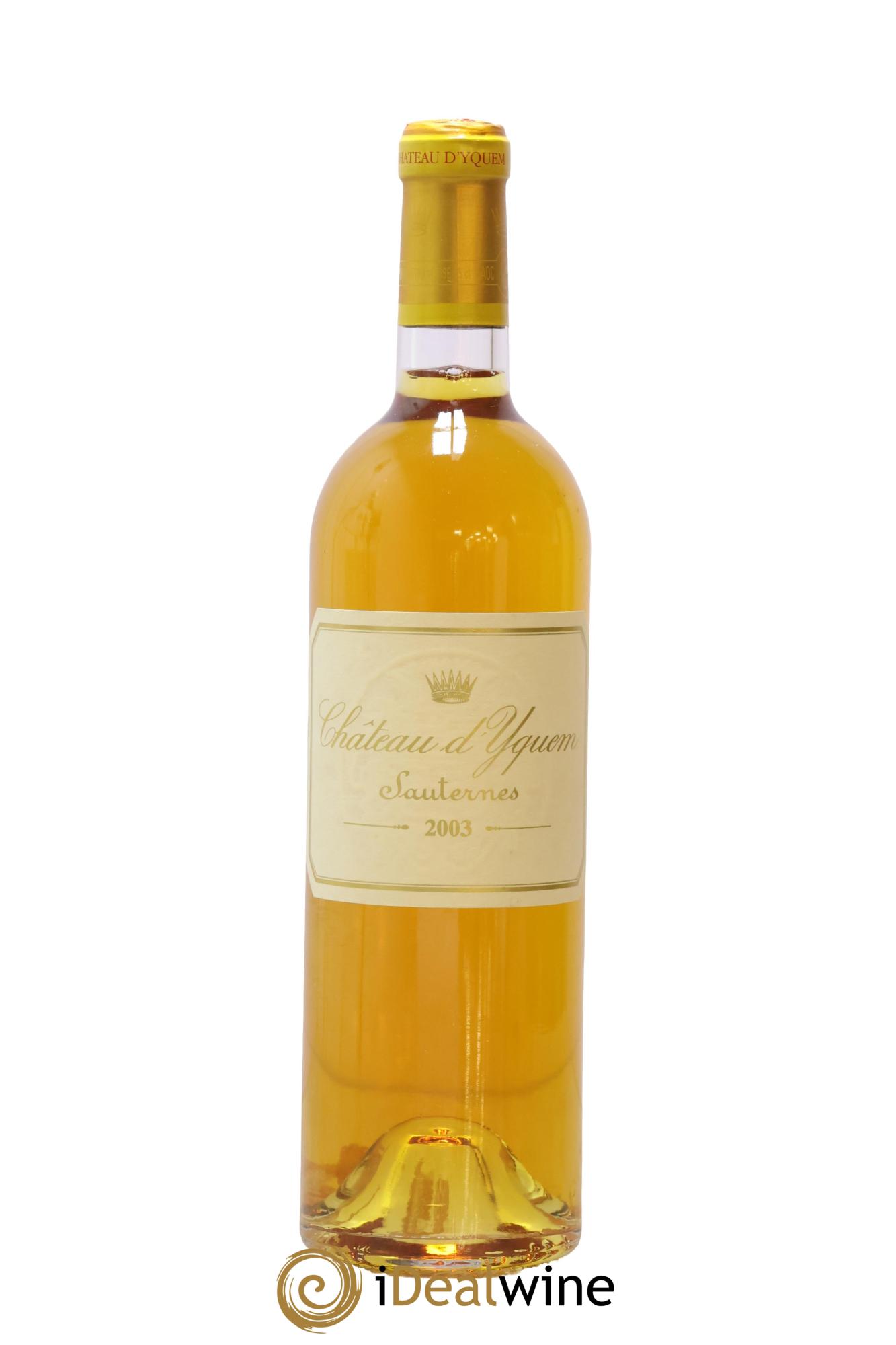Château d' Yquem 1er Cru Classé Supérieur 2003 - Lot de 1 bouteille - 0
