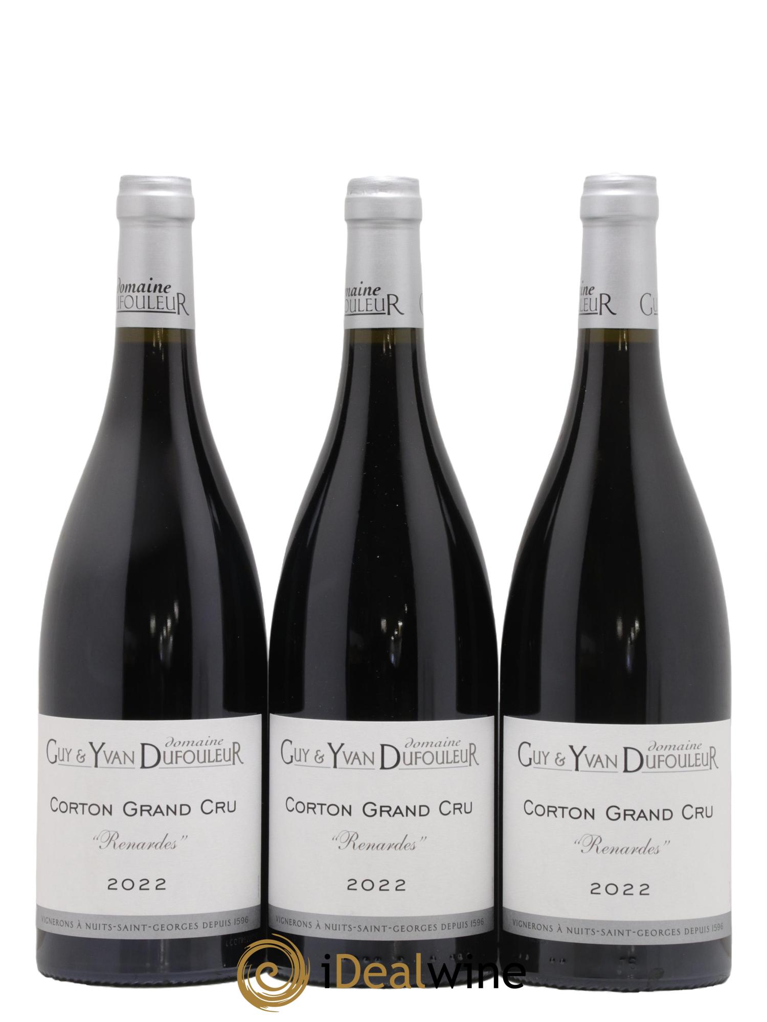 Corton Grand Cru Renardes Guy Et Yvan Dufouleur 2022 - Lotto di 3 bottiglie - 0