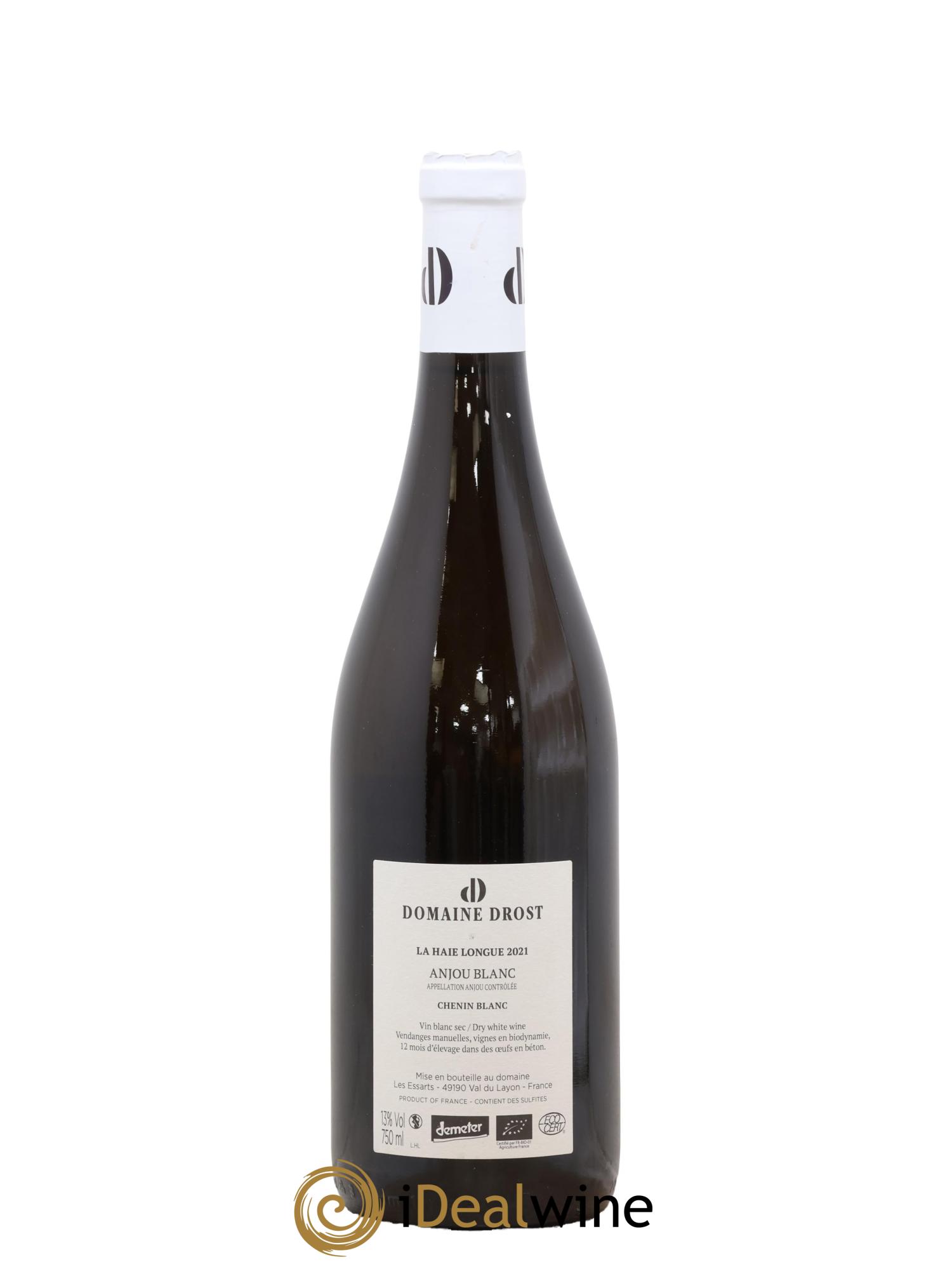 Anjou La Haie Longue Domaine Drost 2021 - Lot de 1 bouteille - 1