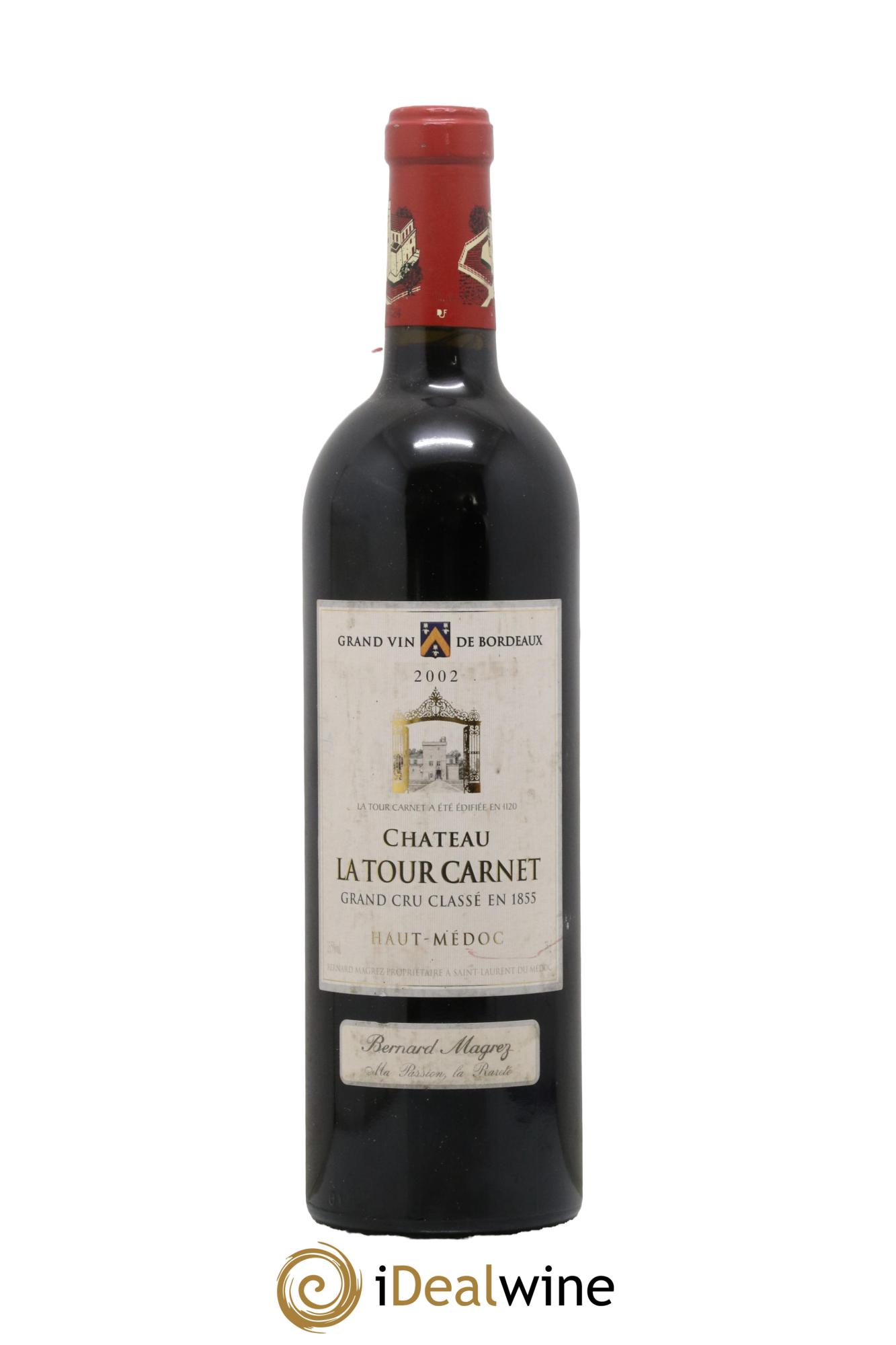Château la Tour Carnet 4ème Grand Cru Classé 2002 - Lotto di 1 bottiglia - 0