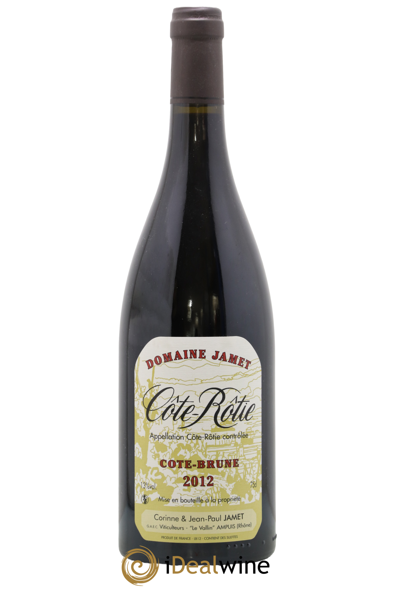 Côte-Rôtie Côte Brune Jamet (Domaine) 2012 - Lot de 1 bouteille - 0