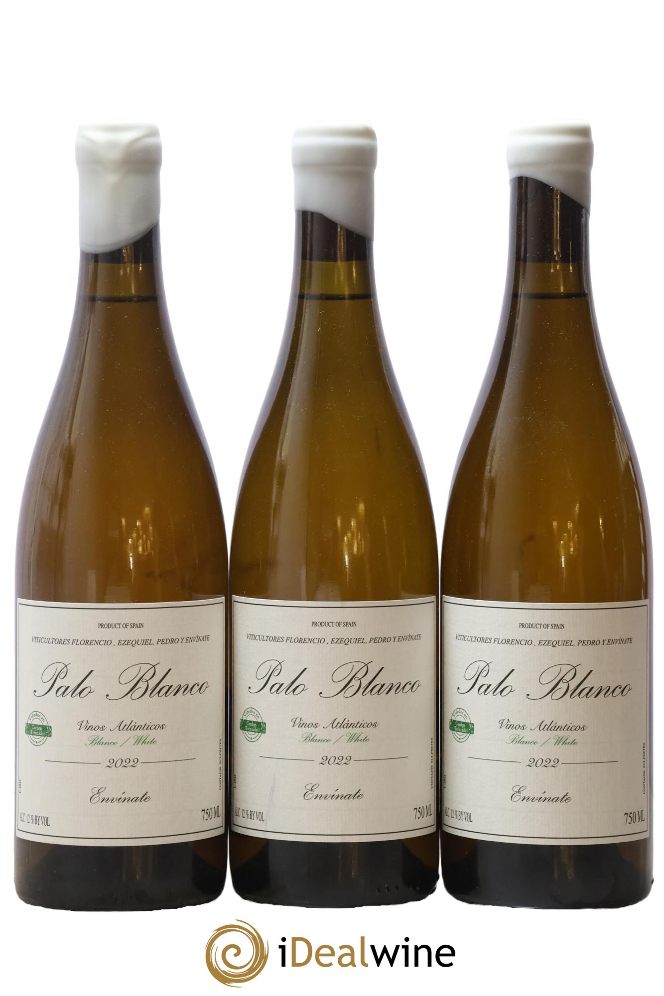 Vinos Atlánticos Palo Blanco Envinate 2022 - Posten von 3 Flaschen - 0
