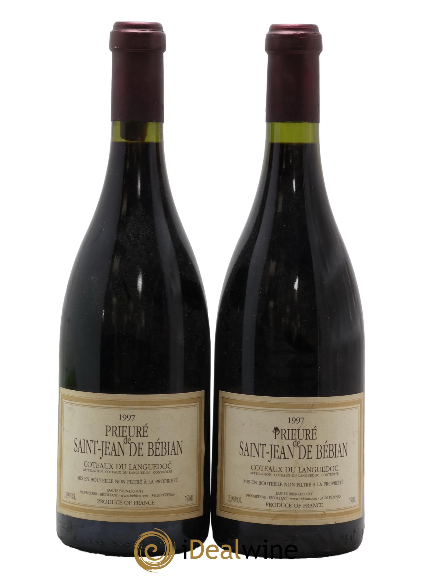 Languedoc Prieuré St-Jean de Bébian 1997 - Lotto di 2 bottiglie - 0