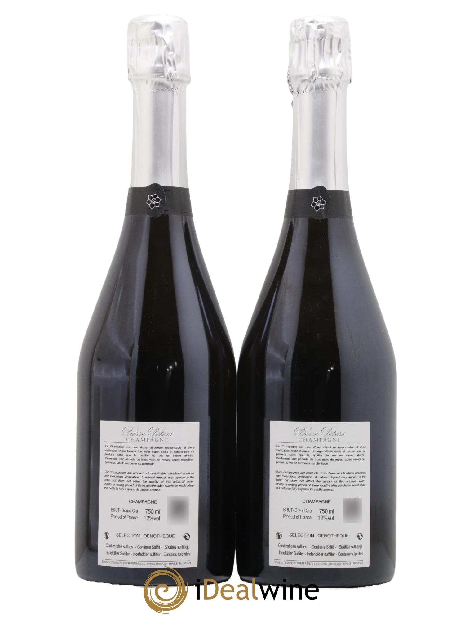 Blanc de Blancs Les Chétillons Oenothèque Pierre Péters 2002 - Lotto di 2 bottiglie - 1