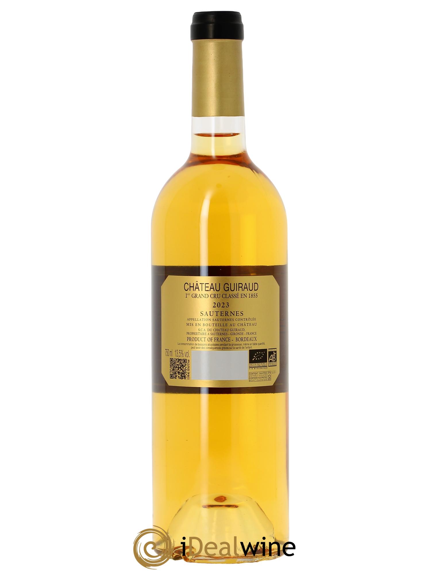 Château Guiraud 1er Grand Cru Classé (OWC if 6 bts) 2023 - Lot of 1 bottle - 1