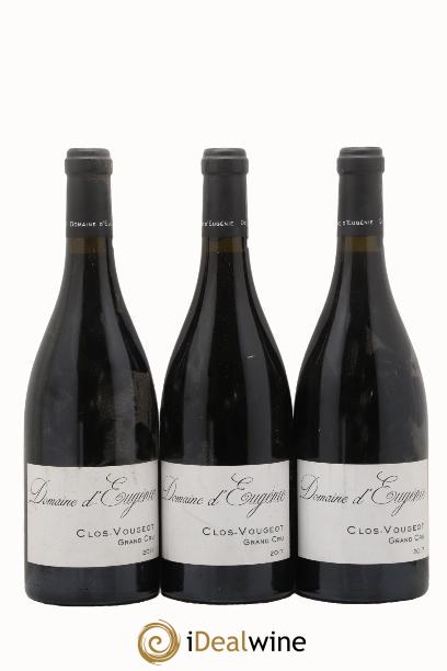 Clos de Vougeot Grand Cru Domaine René Engel - Domaine Eugénie 2017 - Lot de 3 bouteilles - 0