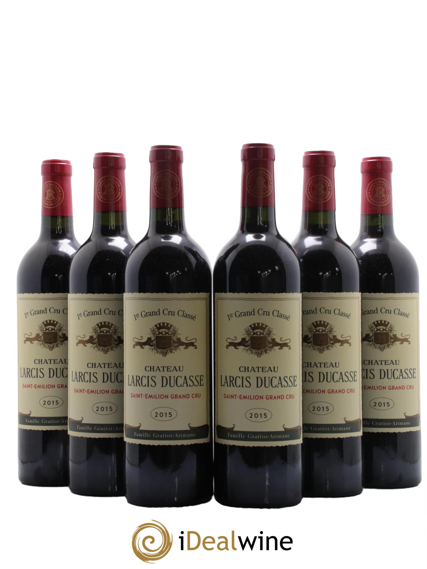 Château Larcis Ducasse 1er Grand Cru Classé B 2015 - Lot de 6 bouteilles - 0