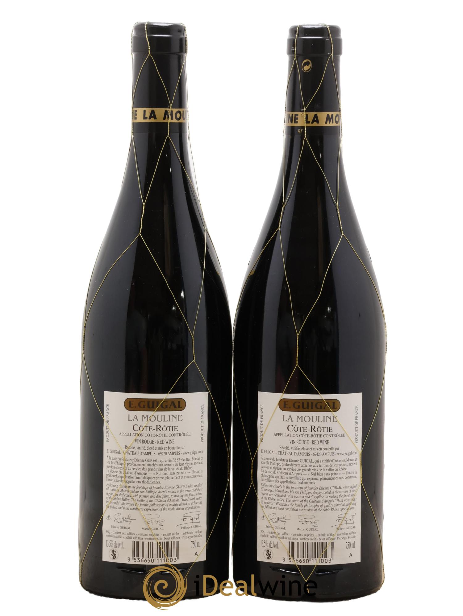 Côte-Rôtie La Mouline Guigal 2016 - Lot de 2 bouteilles - 1