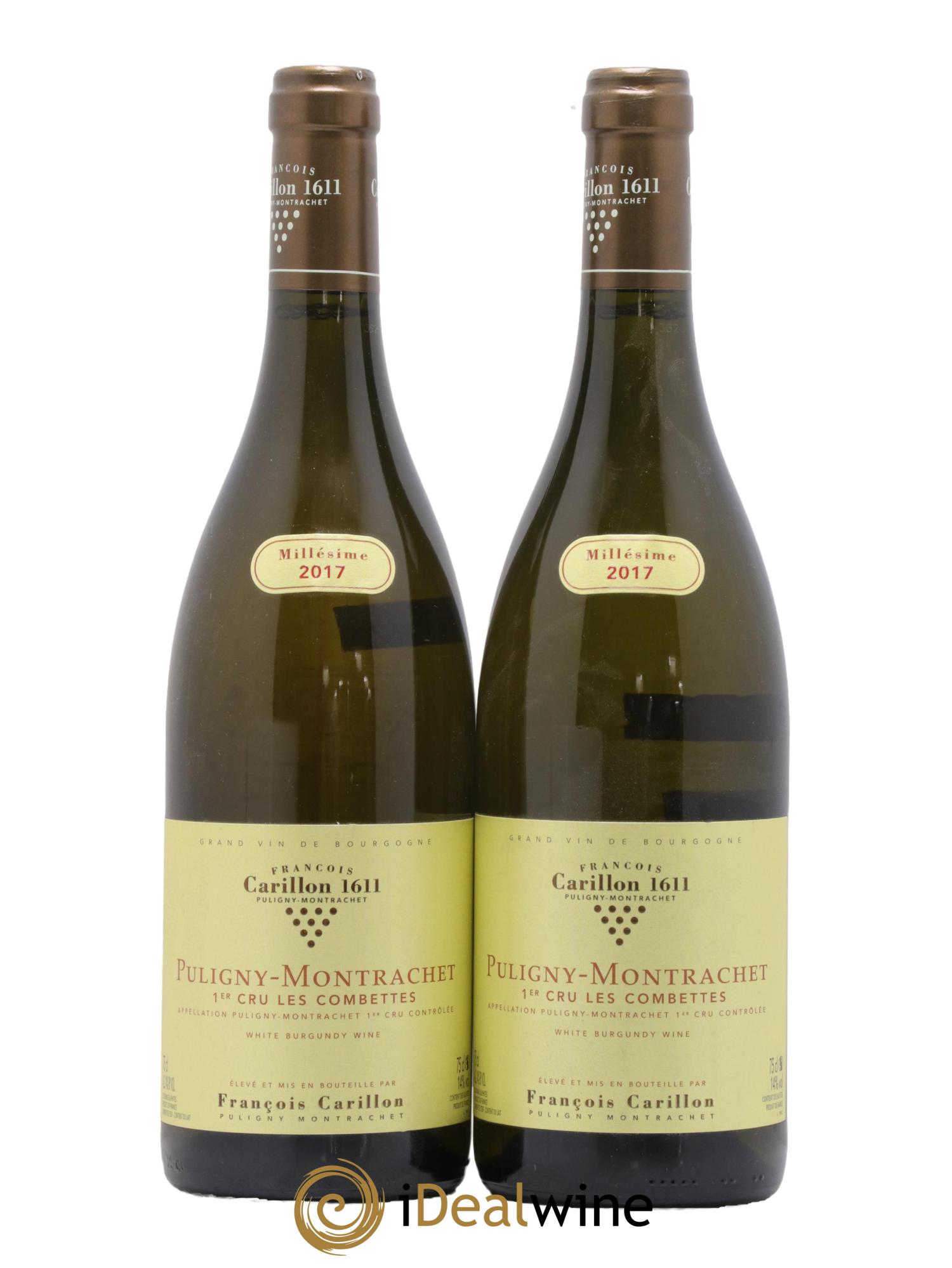 Puligny-Montrachet 1er Cru Les Combettes François Carillon 2017 - Lot de 2 bouteilles - 0