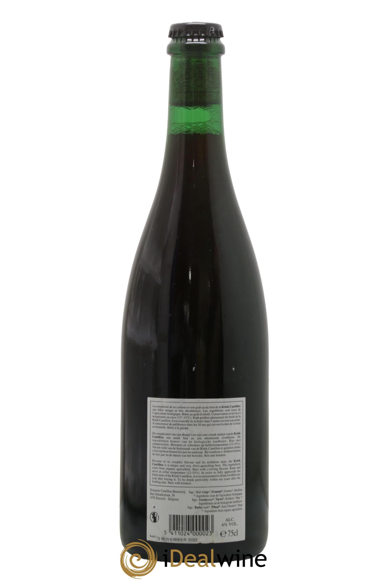 Bière Cantillon Kriek - Lotto di 1 bottiglia - 1