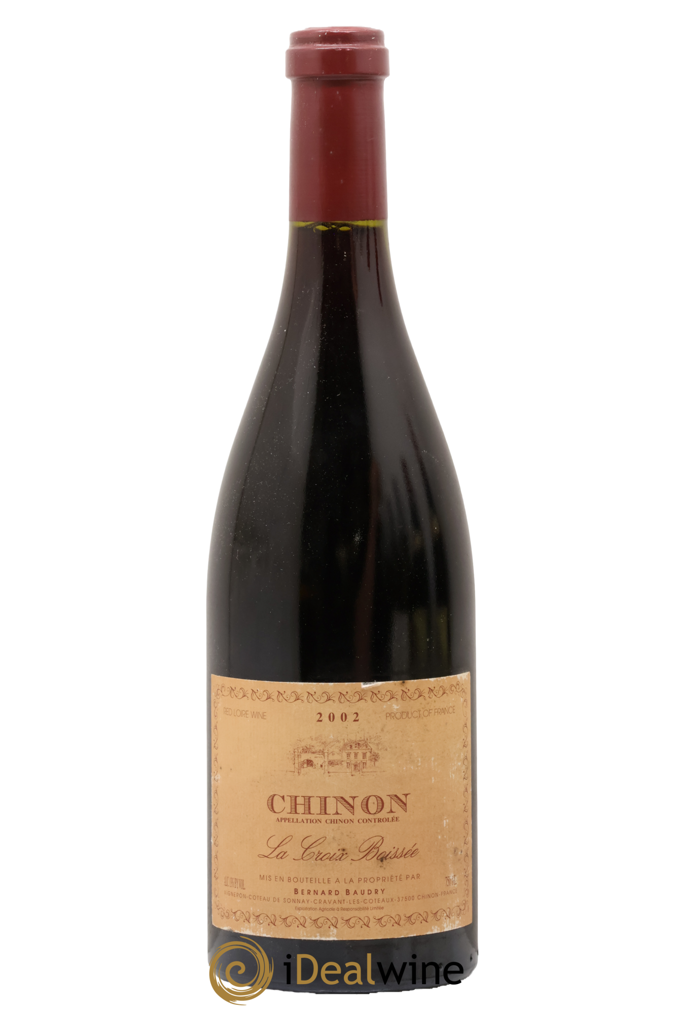 Chinon La Croix Boissée Bernard Baudry 2002 - Lot de 1 bouteille - 0
