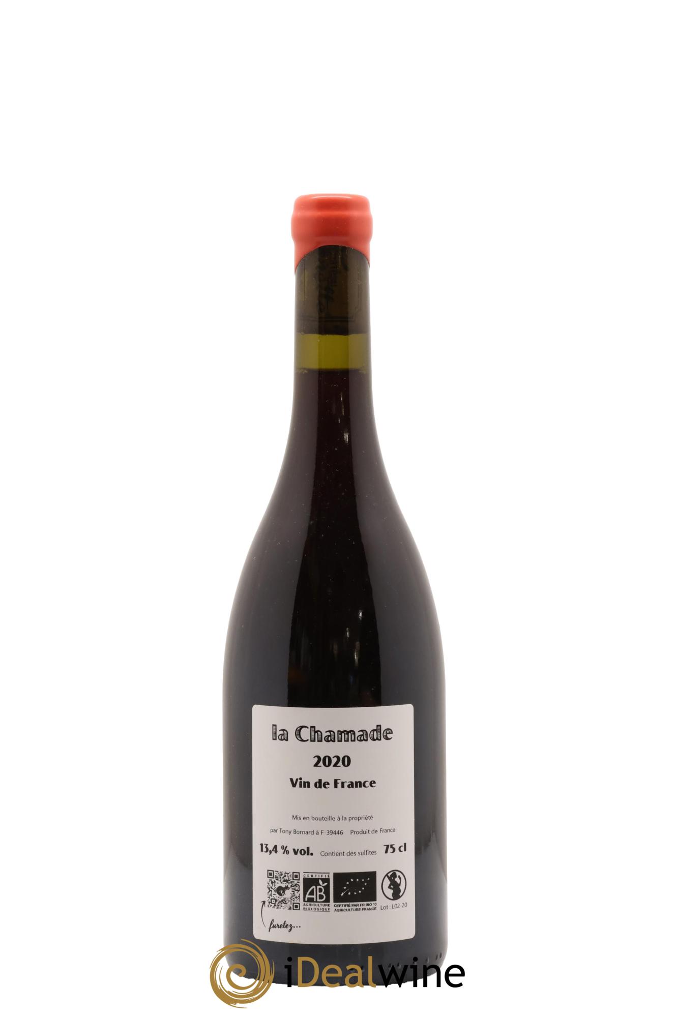 Vin de France La Chamade Bornard 2020 - Lot de 1 bouteille - 1