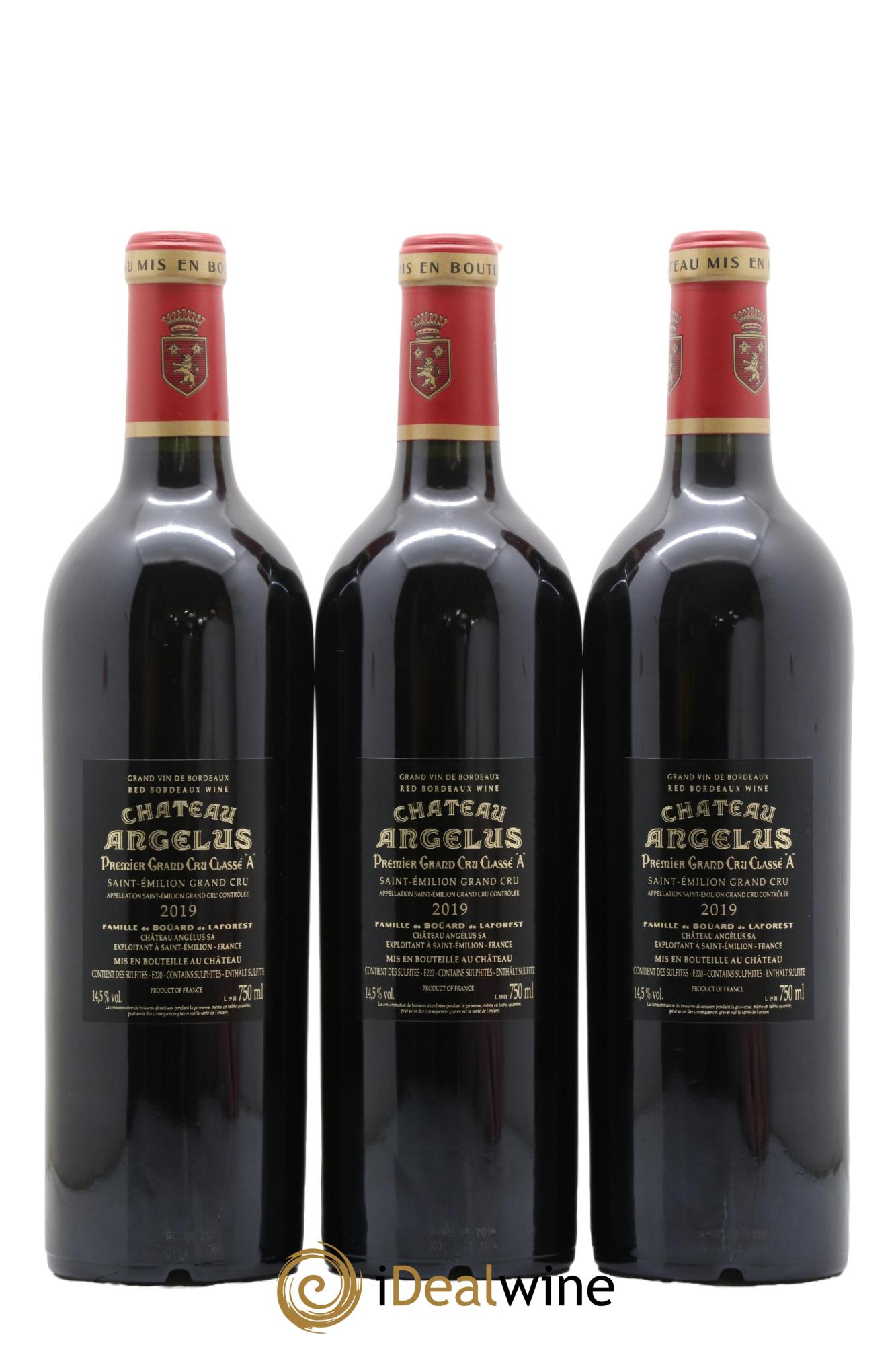 Château Angélus 1er Grand Cru Classé A 2019 - Lot of 6 bottles - 4