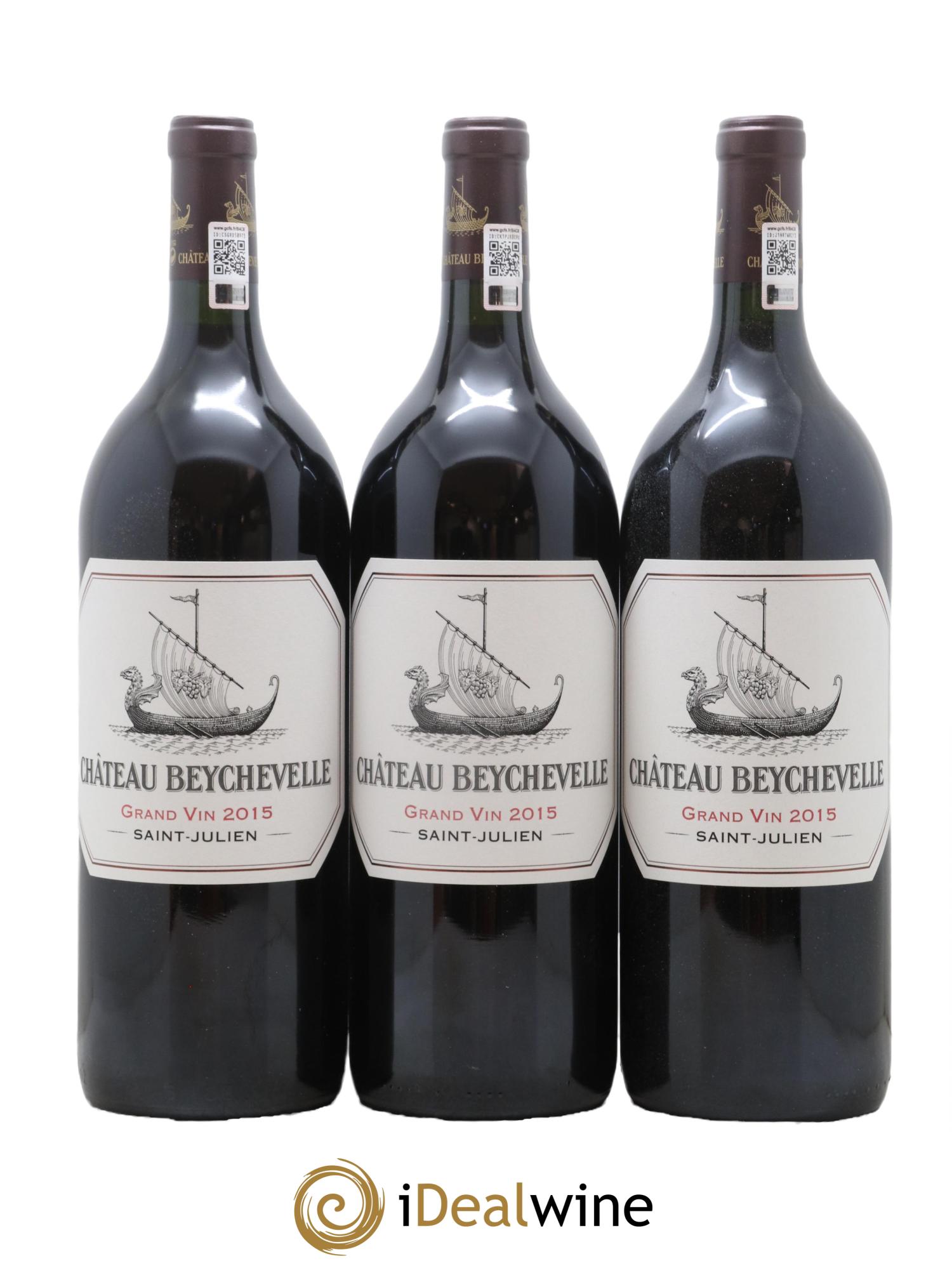 Château Beychevelle 4ème Grand Cru Classé 2015 - Lot de 3 magnums - 0