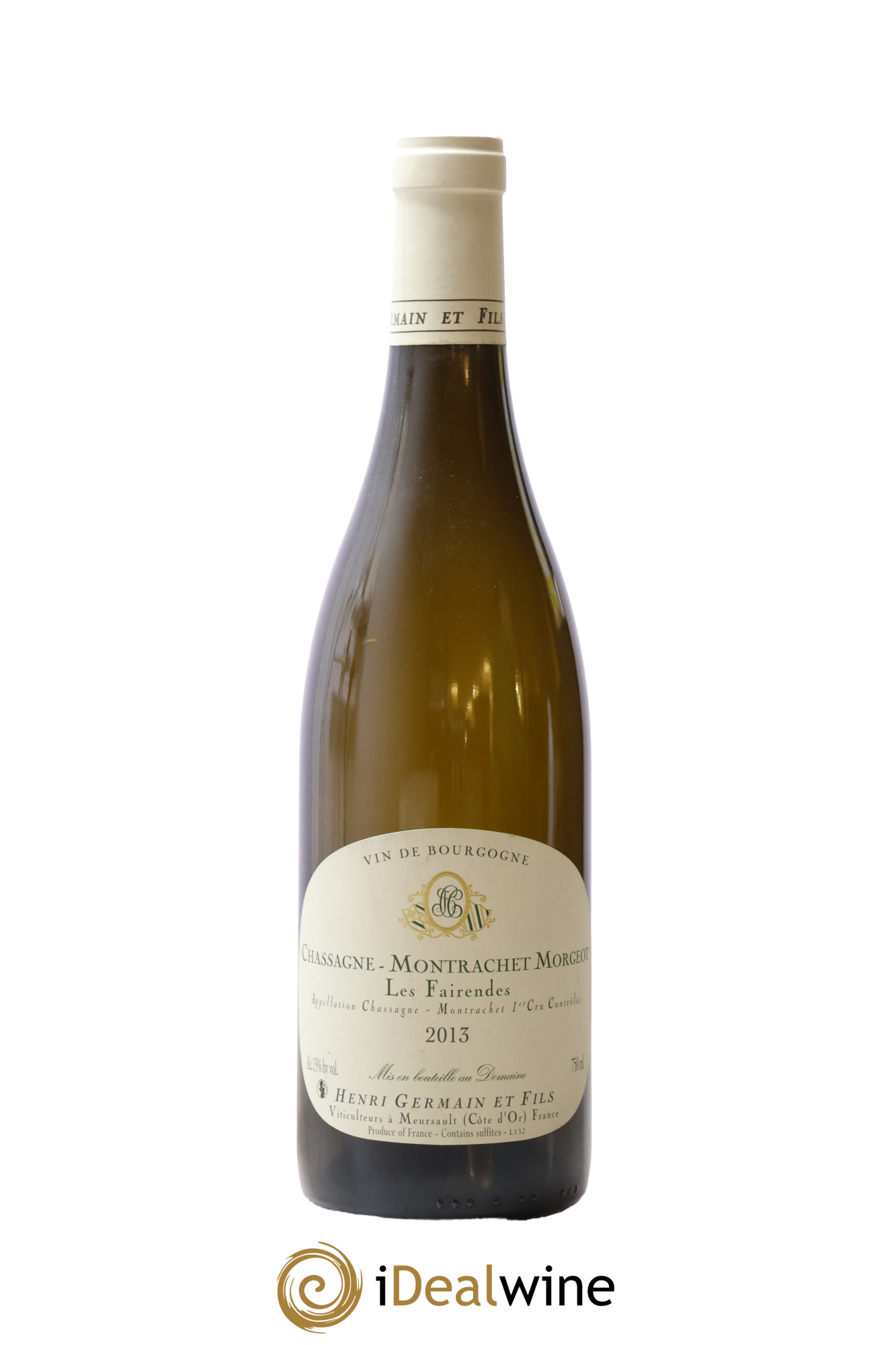Chassagne-Montrachet 1er Cru Morgeot Les Fairendes Henri Germain 2013 - Lot de 1 bouteille - 0