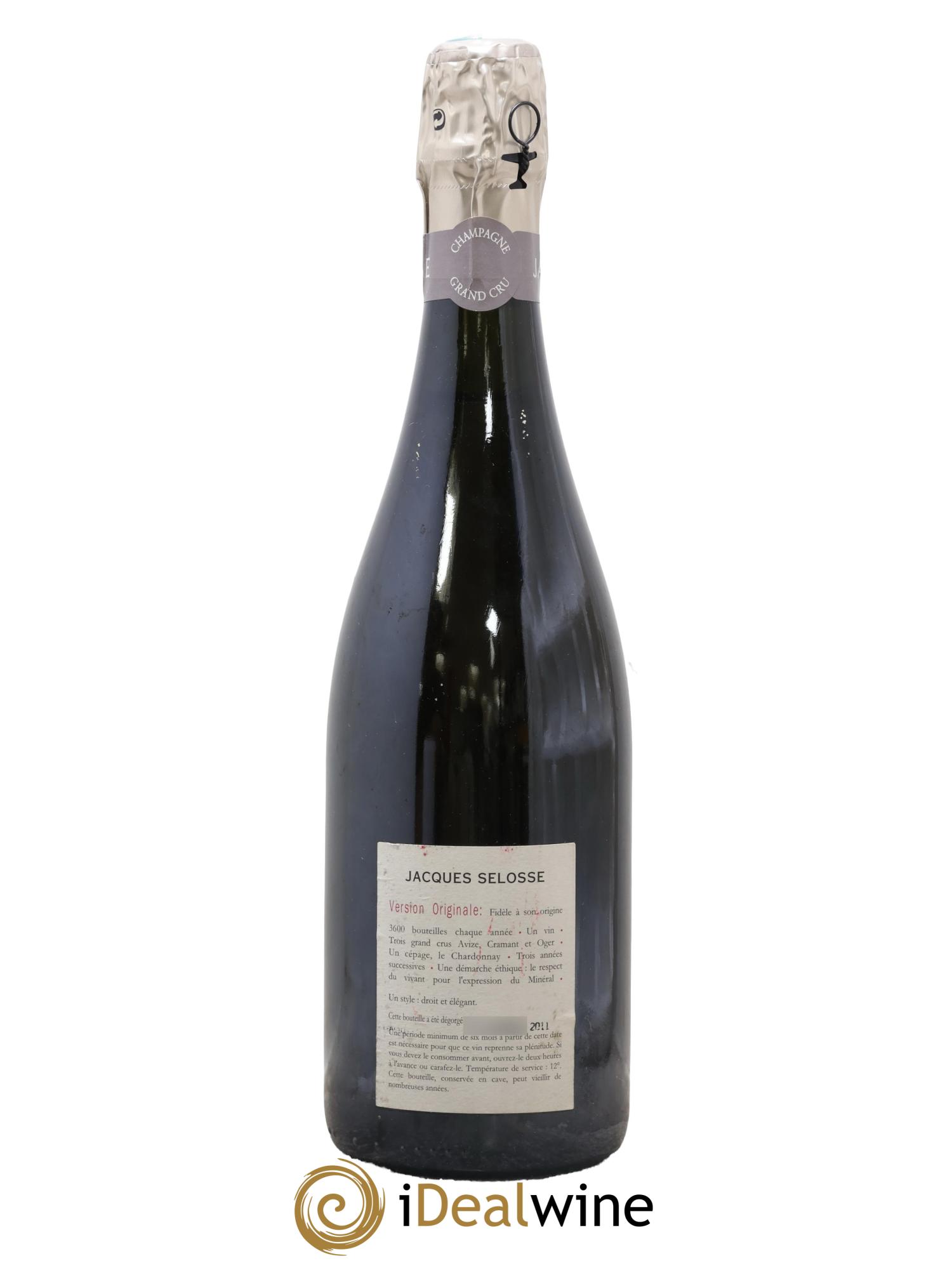Version Originale Jacques Selosse - Lot of 1 bottle - 1