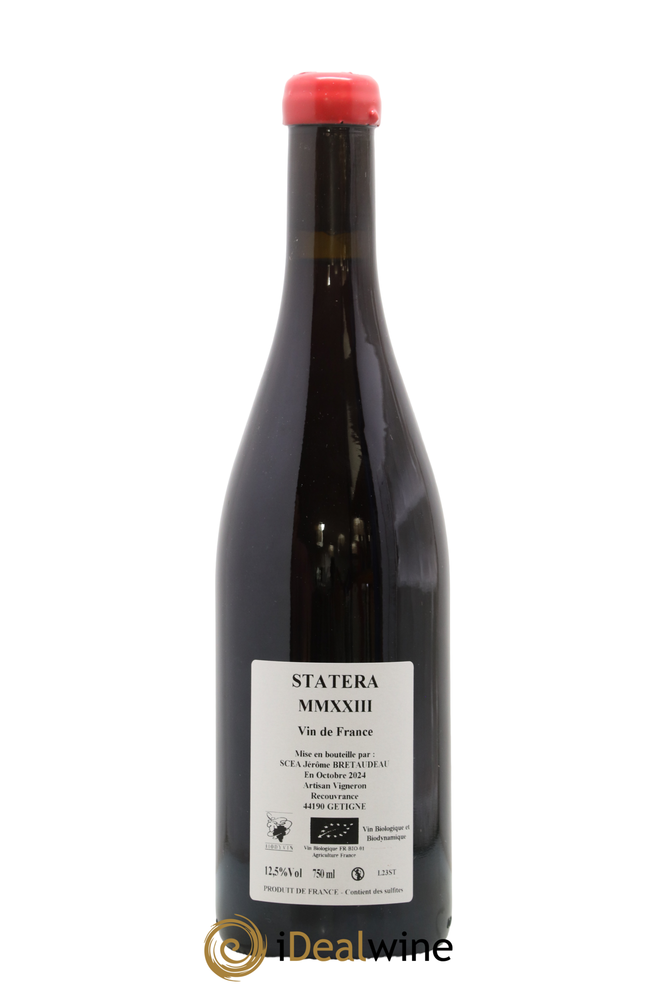 Vin de France Statera Jérôme Bretaudeau - Domaine de Bellevue 2023 - Lot of 1 bottle - 1