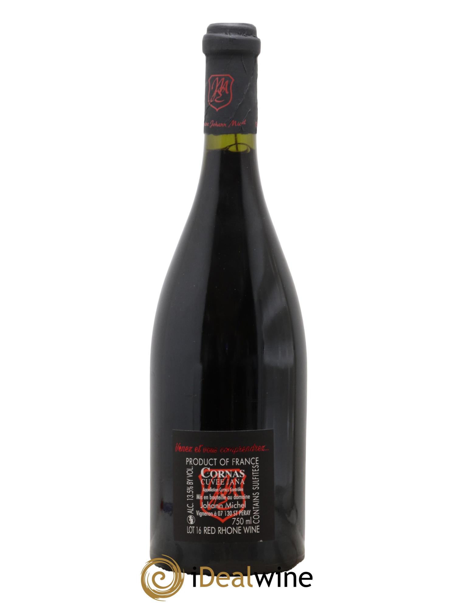 Cornas Jana Domaine Johann Michel 2016 - Lotto di 1 bottiglia - 1