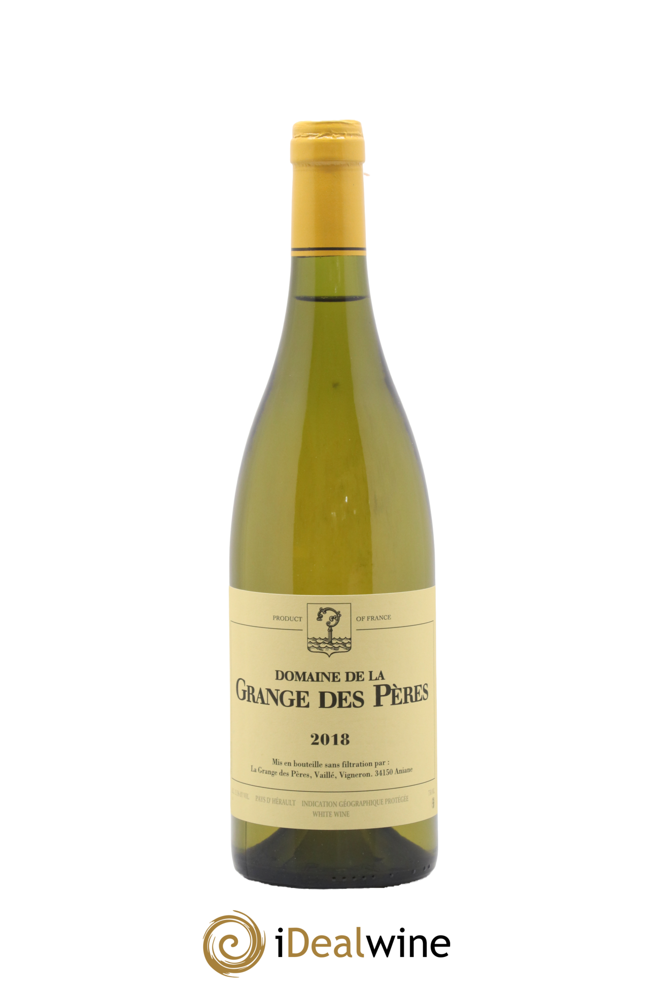 Pays d'Hérault Grange des Pères Laurent Vaillé 2018 - Lot de 1 bouteille - 0