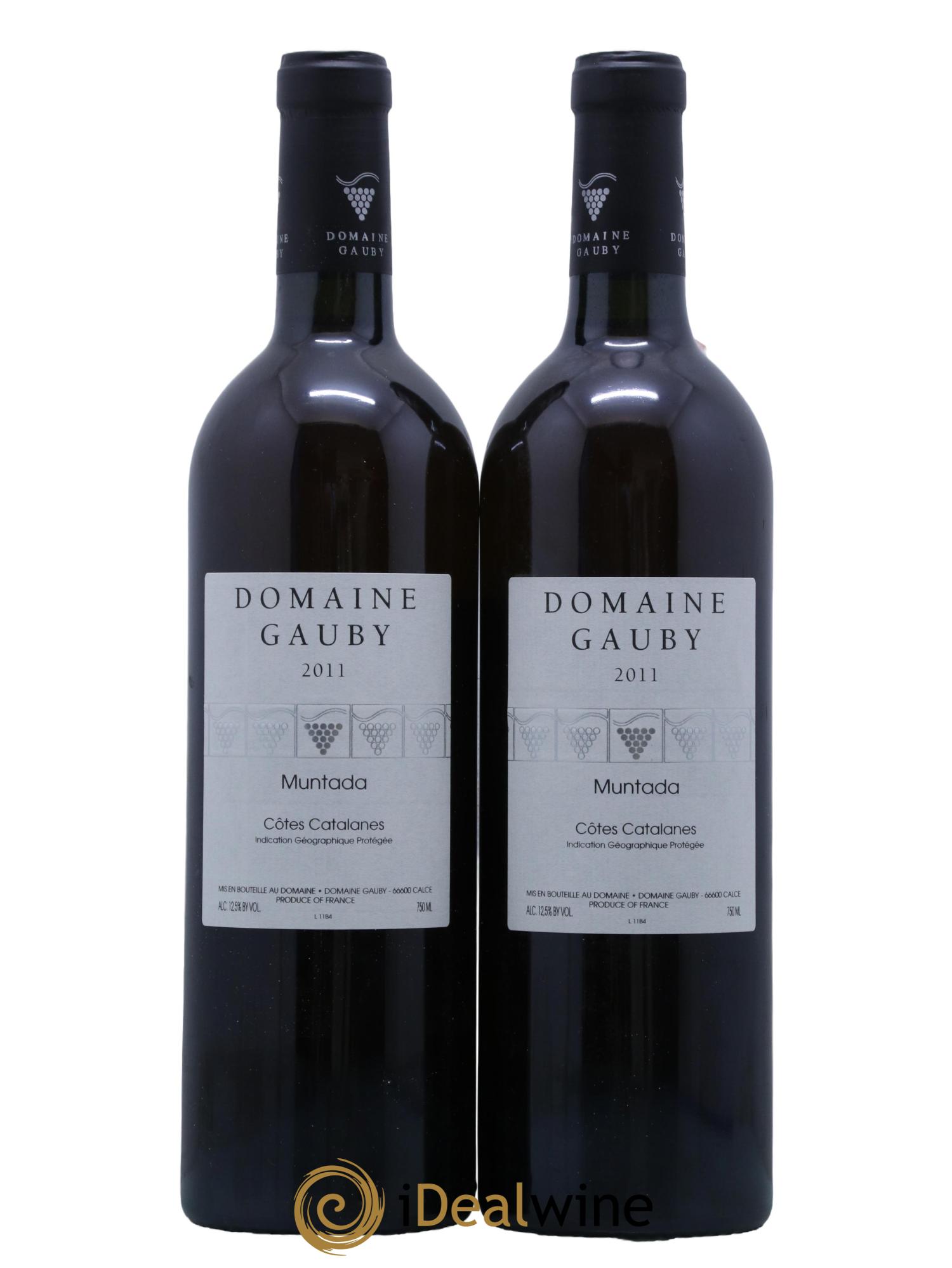 Côtes Catalanes (VDP des Côtes Catalanes) Muntada Domaine Gauby 2011 - Lot de 2 bouteilles - 0