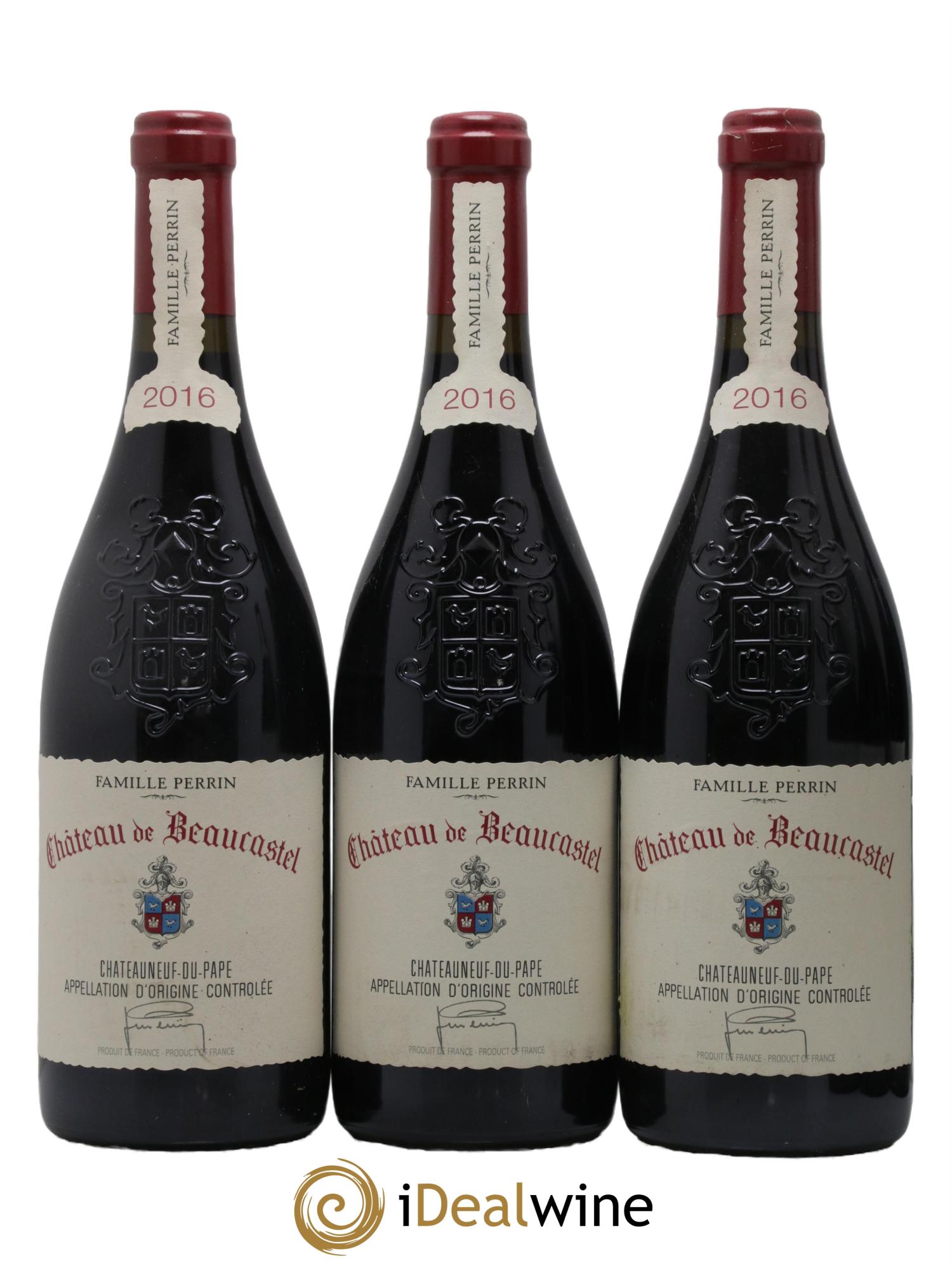 Châteauneuf-du-Pape Château de Beaucastel Famille Perrin 2016 - Lotto di 6 bottiglie - 2