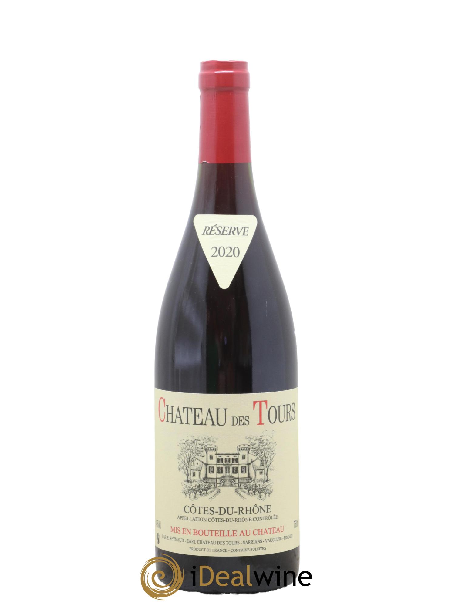 Côtes-du-Rhône Château des Tours Emmanuel Reynaud 2020 - Lot de 1 bouteille - 0