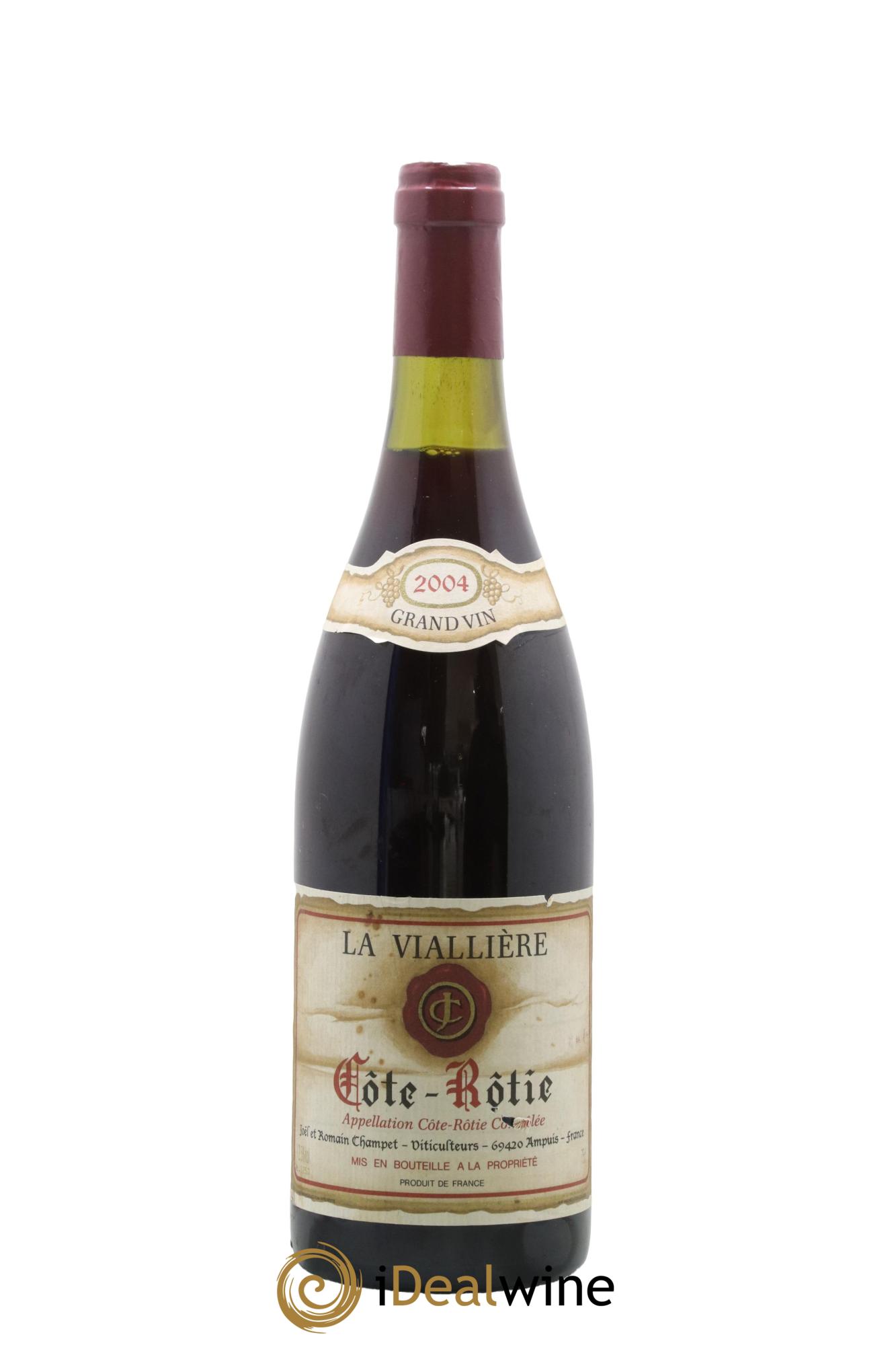 Côte-Rôtie La Viallière Champet 2004 - Lot de 1 bouteille - 0