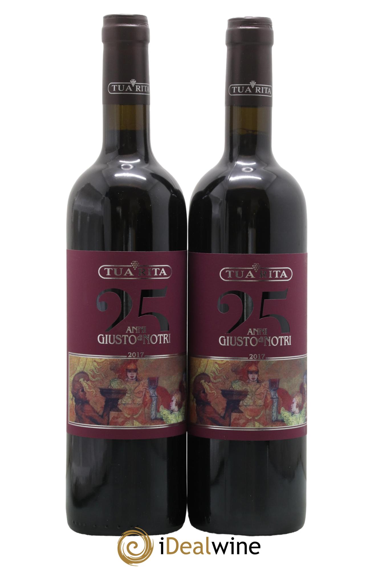 Toscana IGT Tua Rita Giusto di Notri 2017 - Lotto di 2 bottiglie - 0