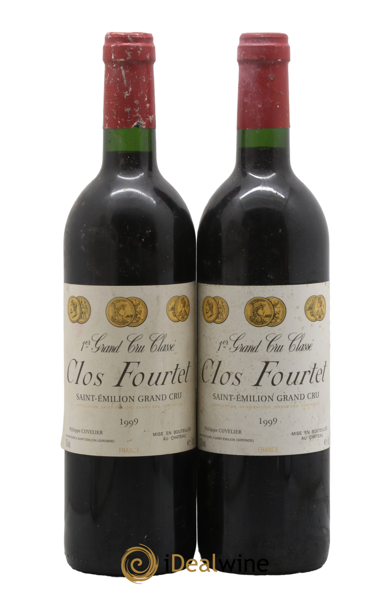 Clos Fourtet 1er Grand Cru Classé B 1999 - Lot of 2 bottles - 0