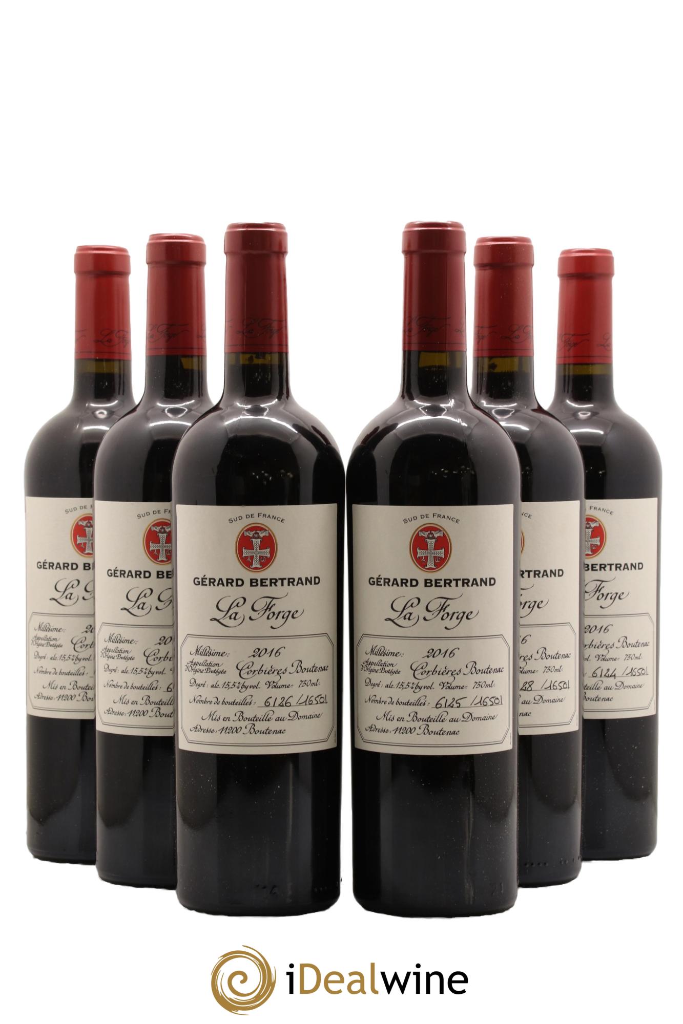 Corbières La Forge Gérard Bertrand 2016 - Lot de 6 bouteilles - 0