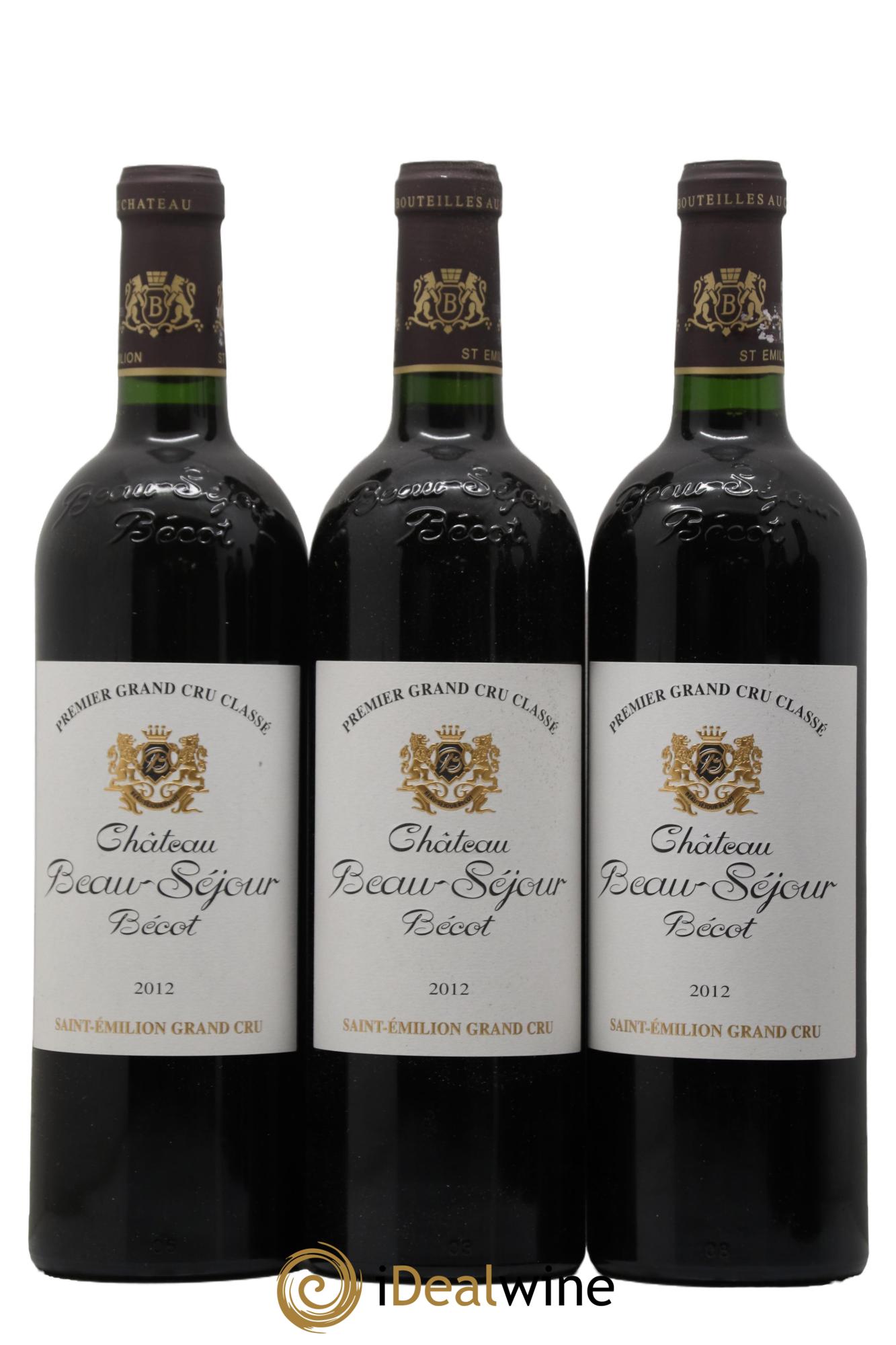 Château Beau-Séjour Bécot 1er Grand Cru Classé B 2012 - Lot de 6 bouteilles - 1