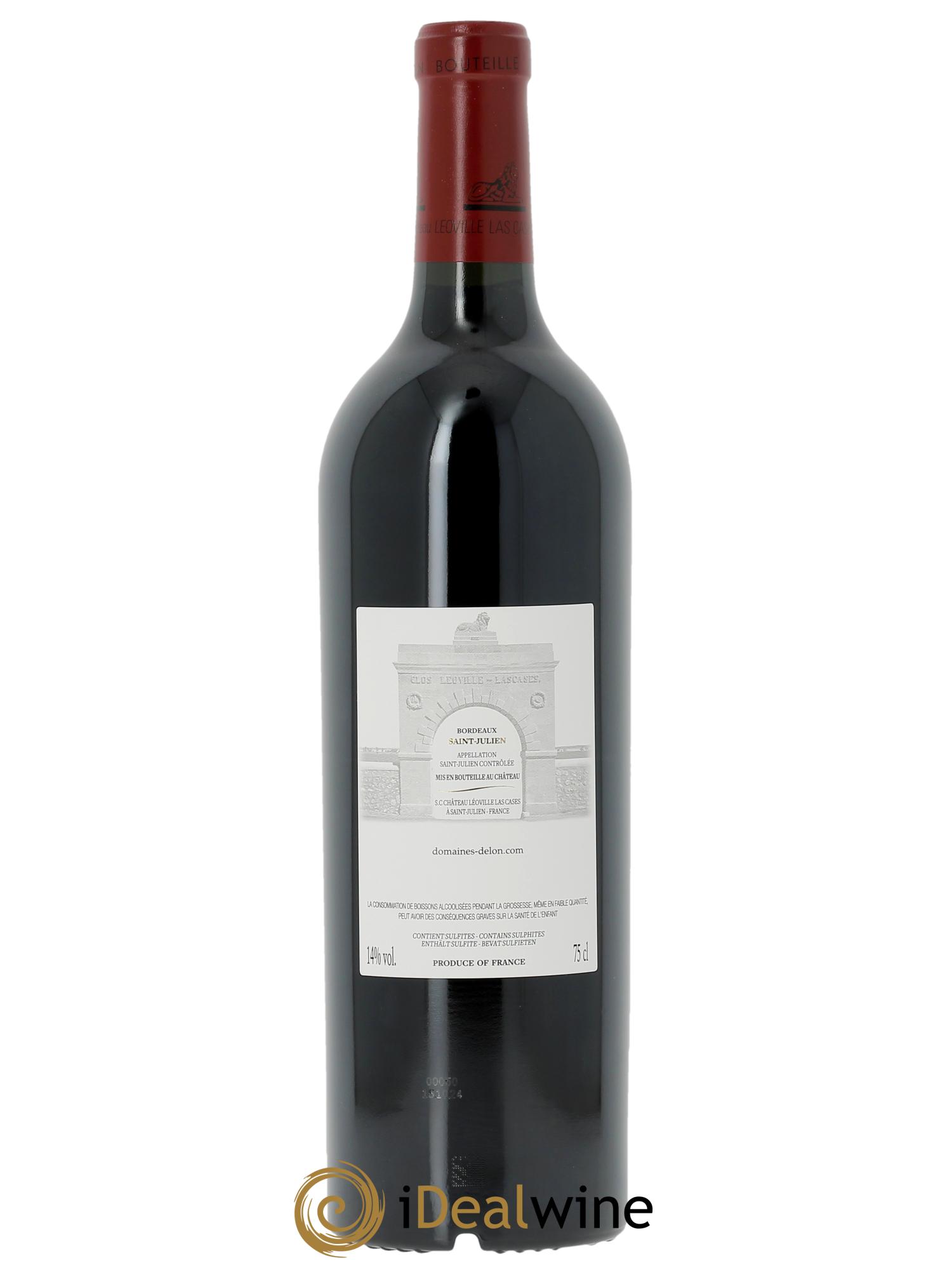 Château Léoville Las Cases 2ème Grand Cru Classé (CBO à partir de 6 bts) 2022 - Lot de 1 bouteille - 1